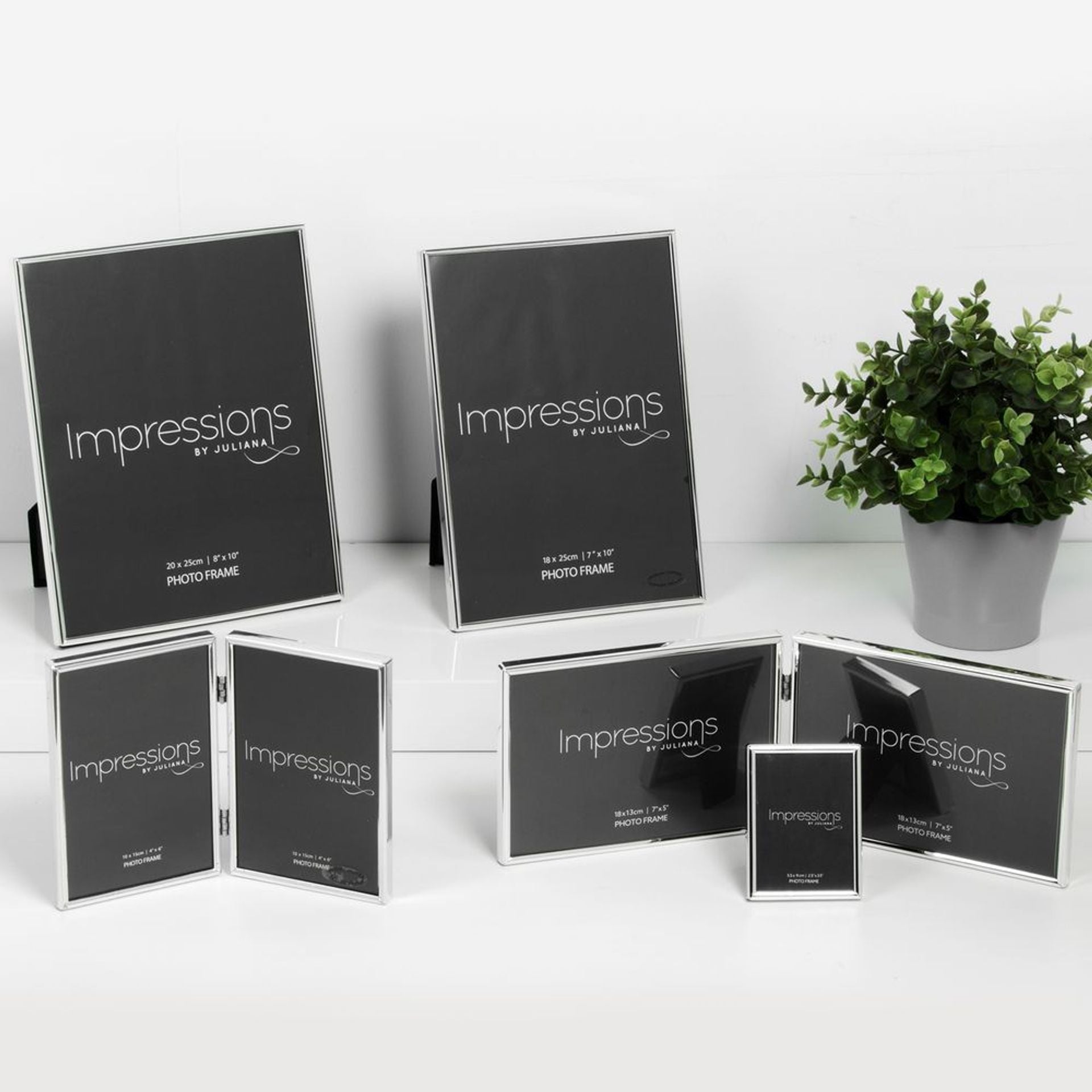 Silverplated Photo Frame Oblong Thin - 5"X 7"