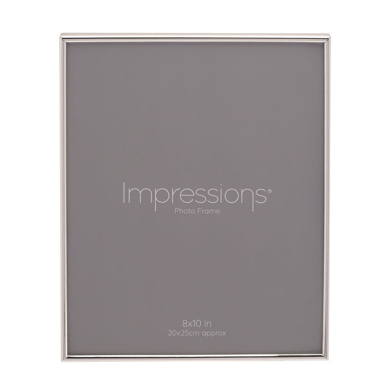 Silverplated Photo Frame Oblong Thin - 8"X 10"