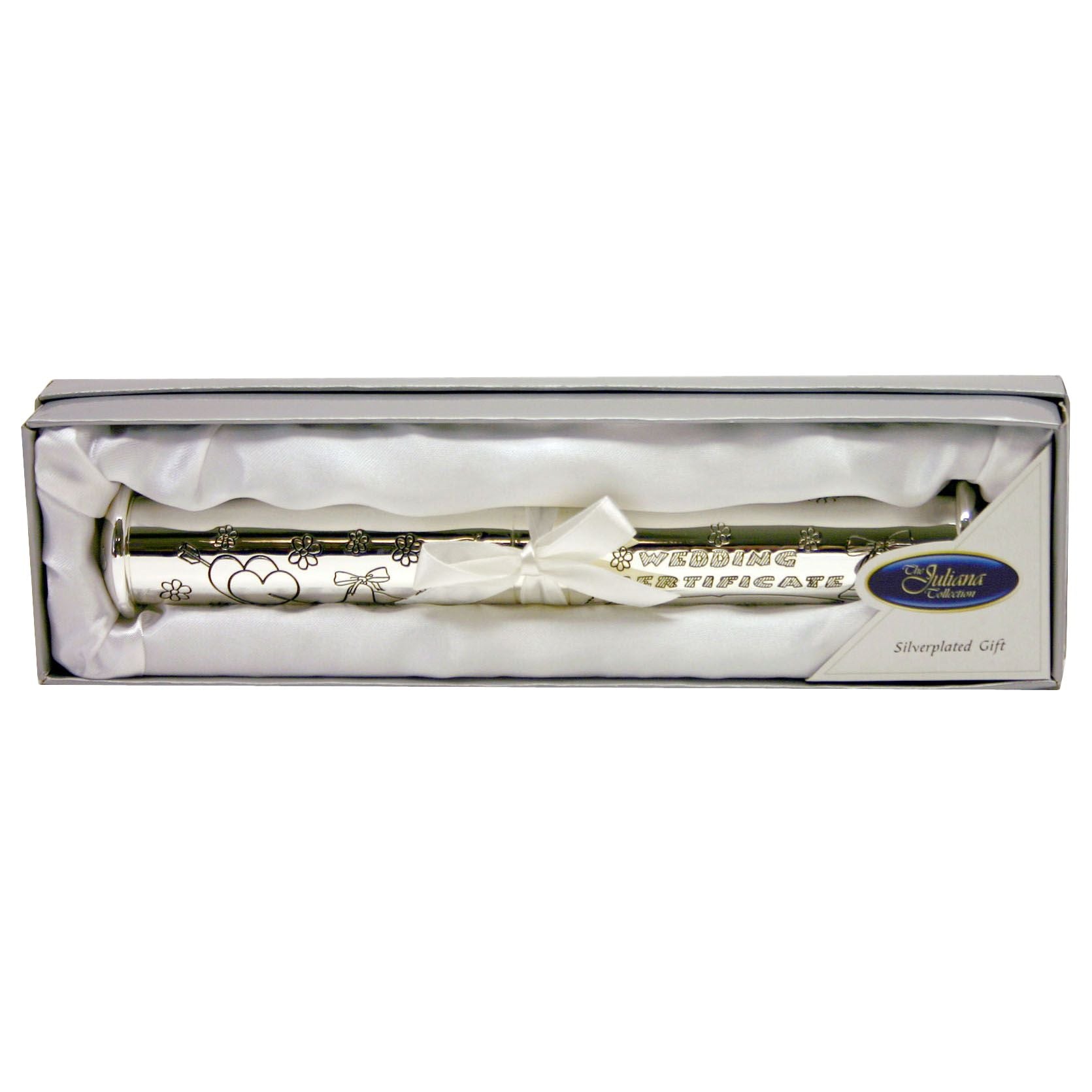 Silverplated Wedding Certificate Holder