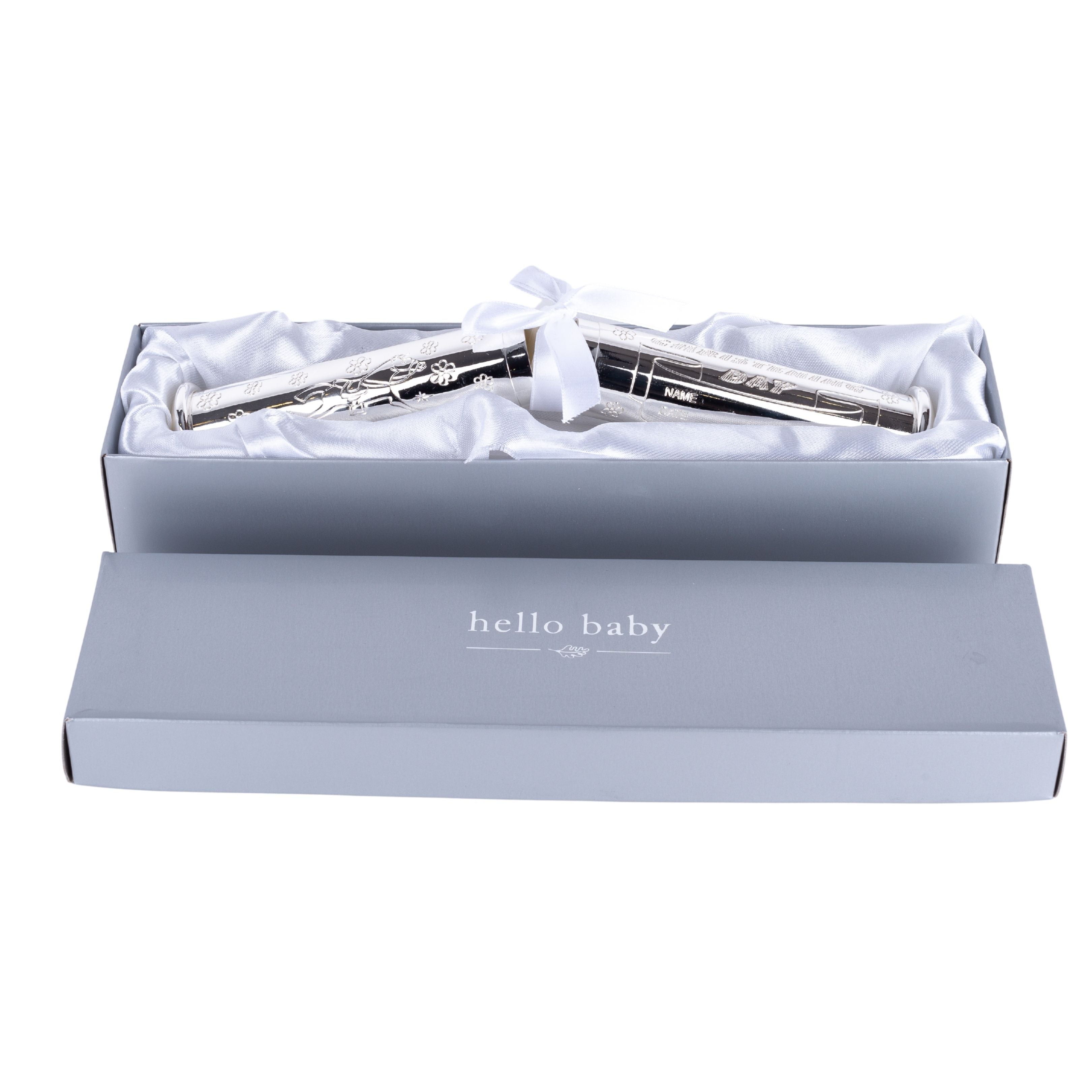 Silverplated "Christening" Day Certificate Holder