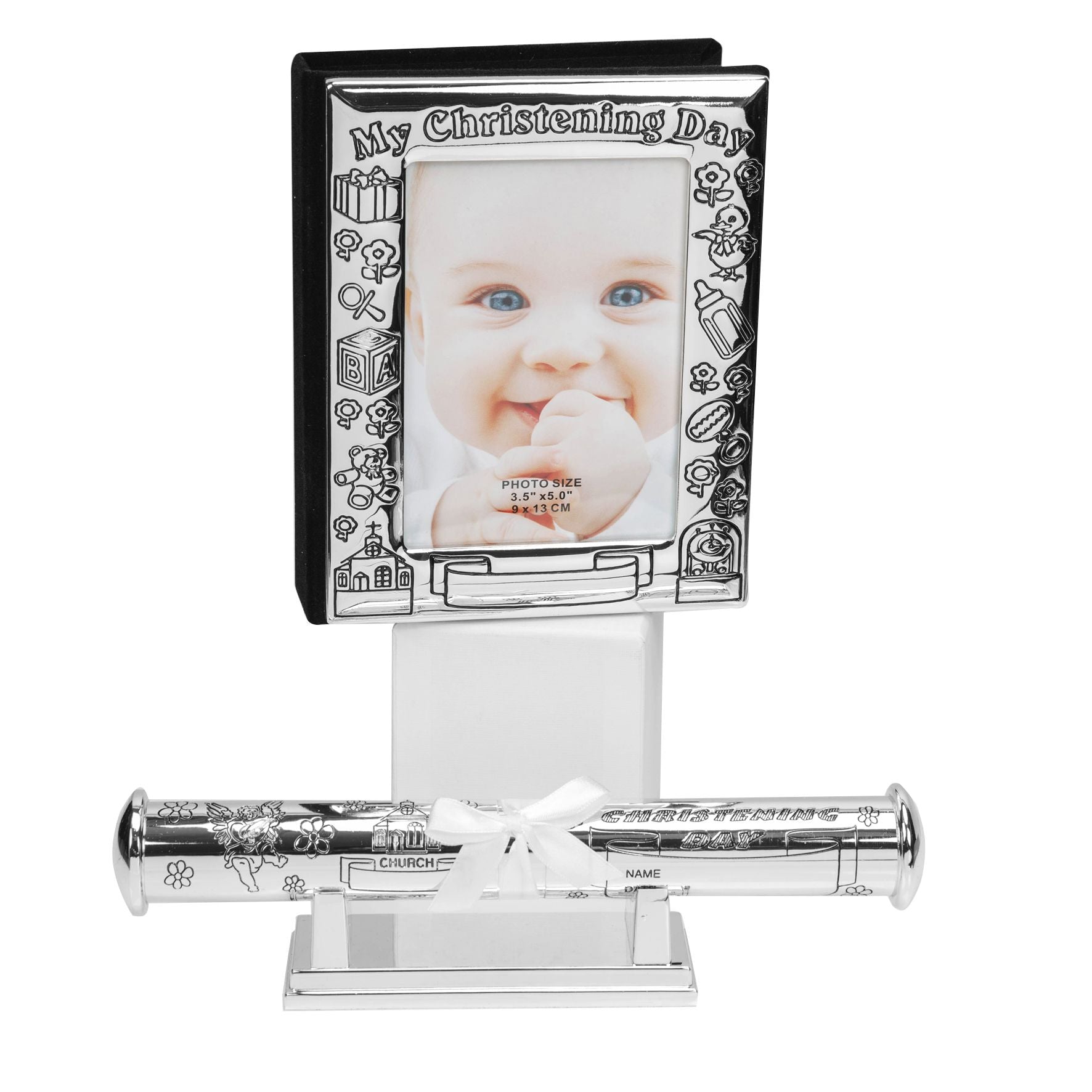 "My Christening Day" Album/Christening Certificate Stand