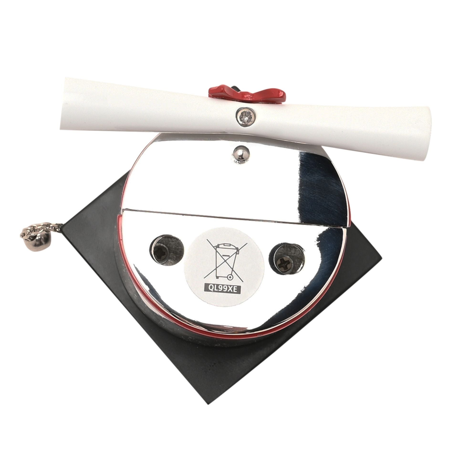 Wm.Widdop Miniature Clock - Graduation Hat & Scroll