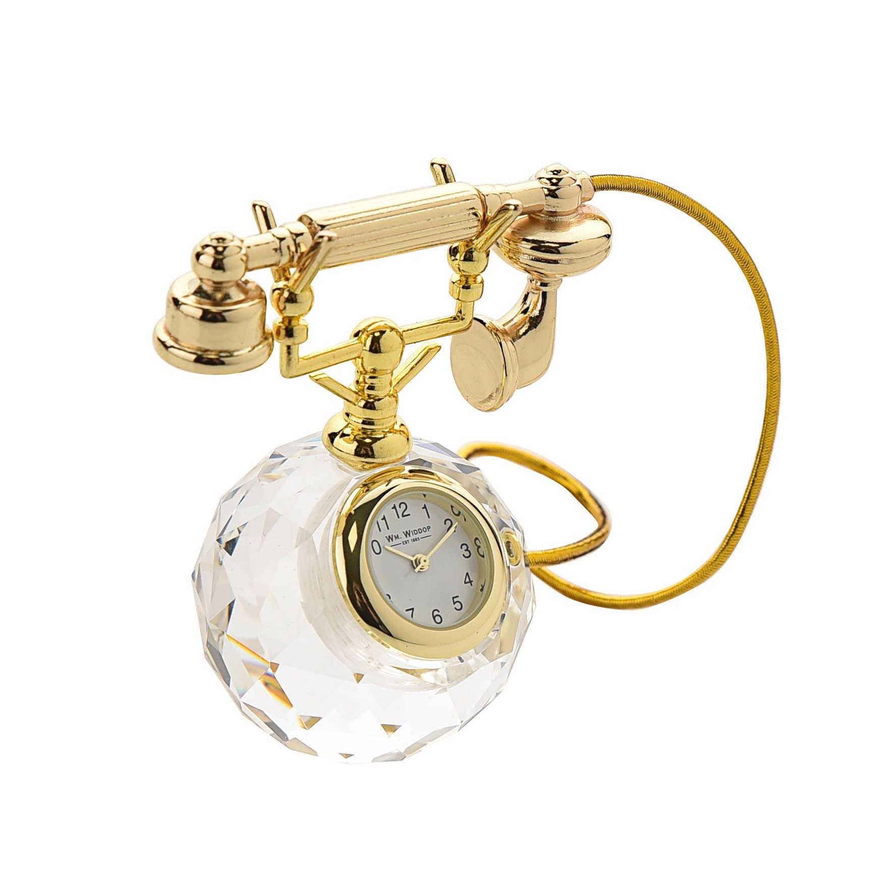 Wm.Widdop Miniature Glass Telephone