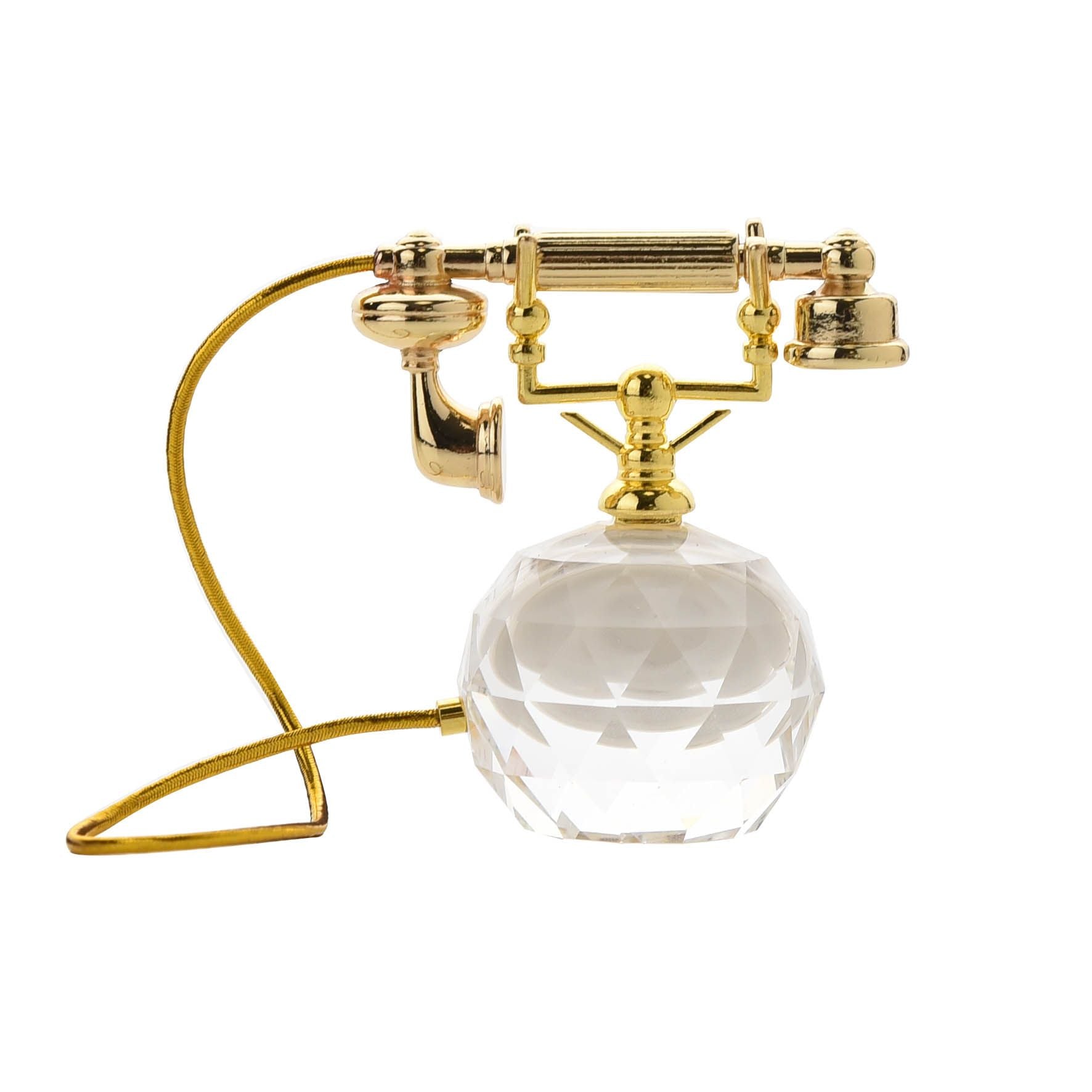 Wm.Widdop Miniature Glass Telephone