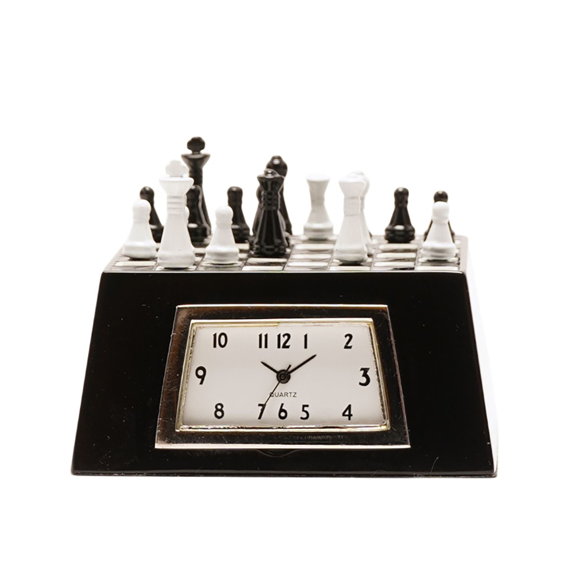 Wm. Widdop Miniature Clock - Chess Board