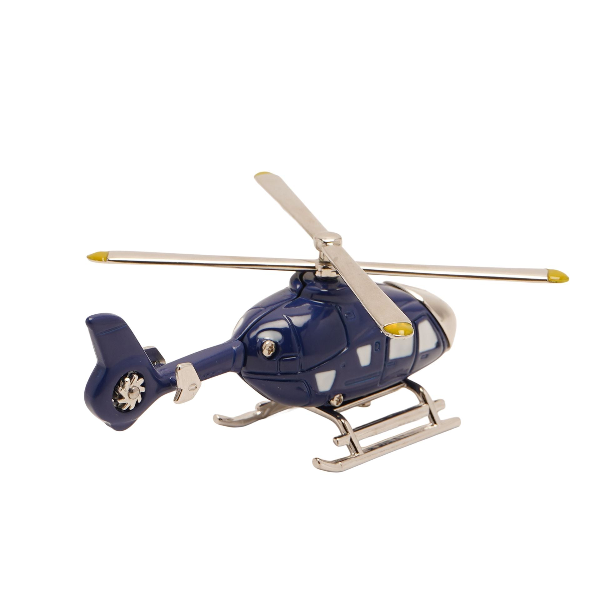 Wm. Widdop Miniature Clock - Blue Helicopter