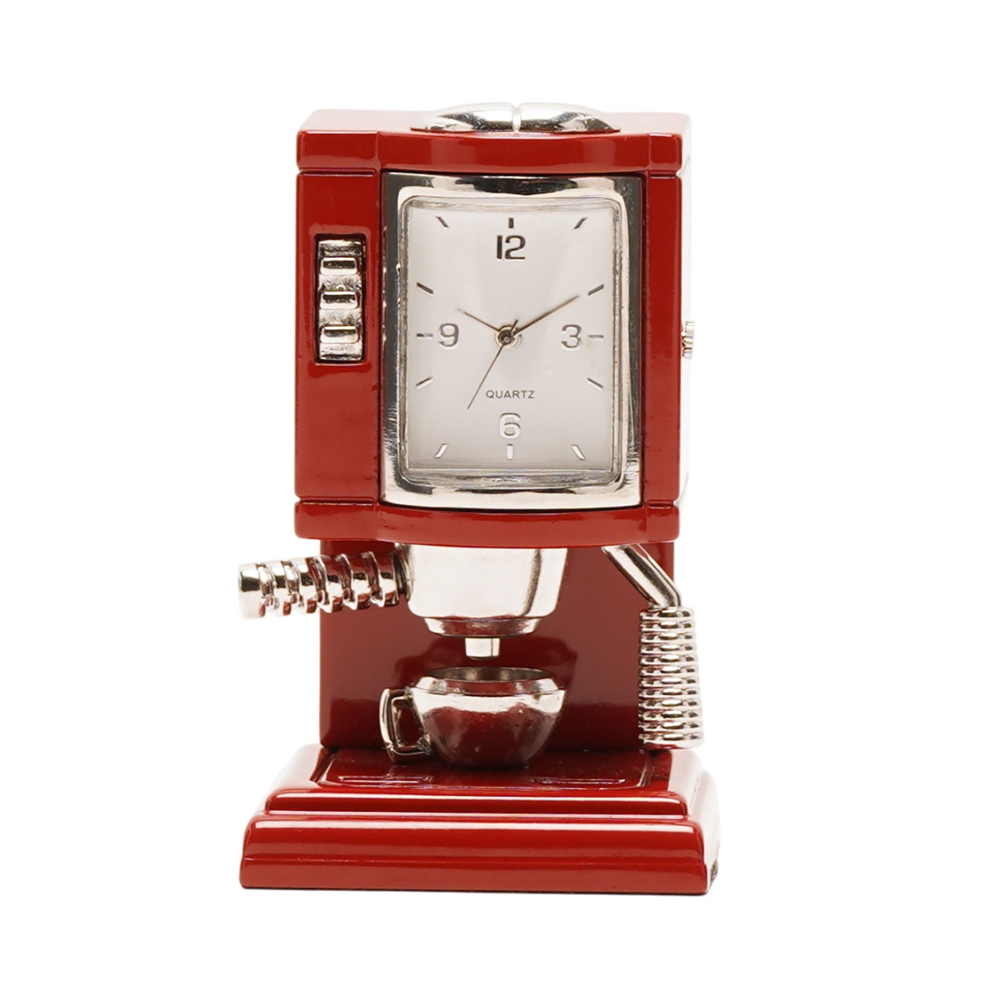 Wm. Widdop Miniature Clock - Coffee Machine