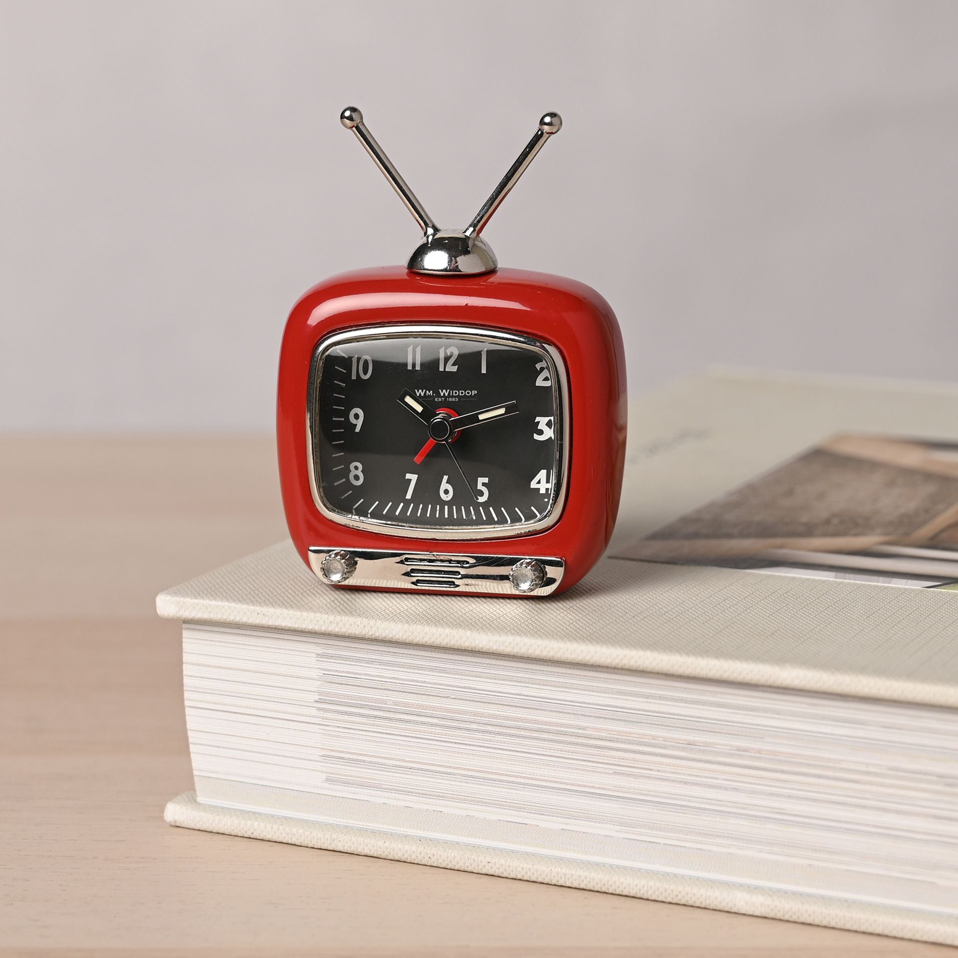 Wm. Widdop Miniature Alarm Clock - Television