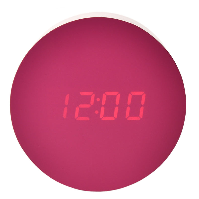 Interval LED Alarm Clock - Pink