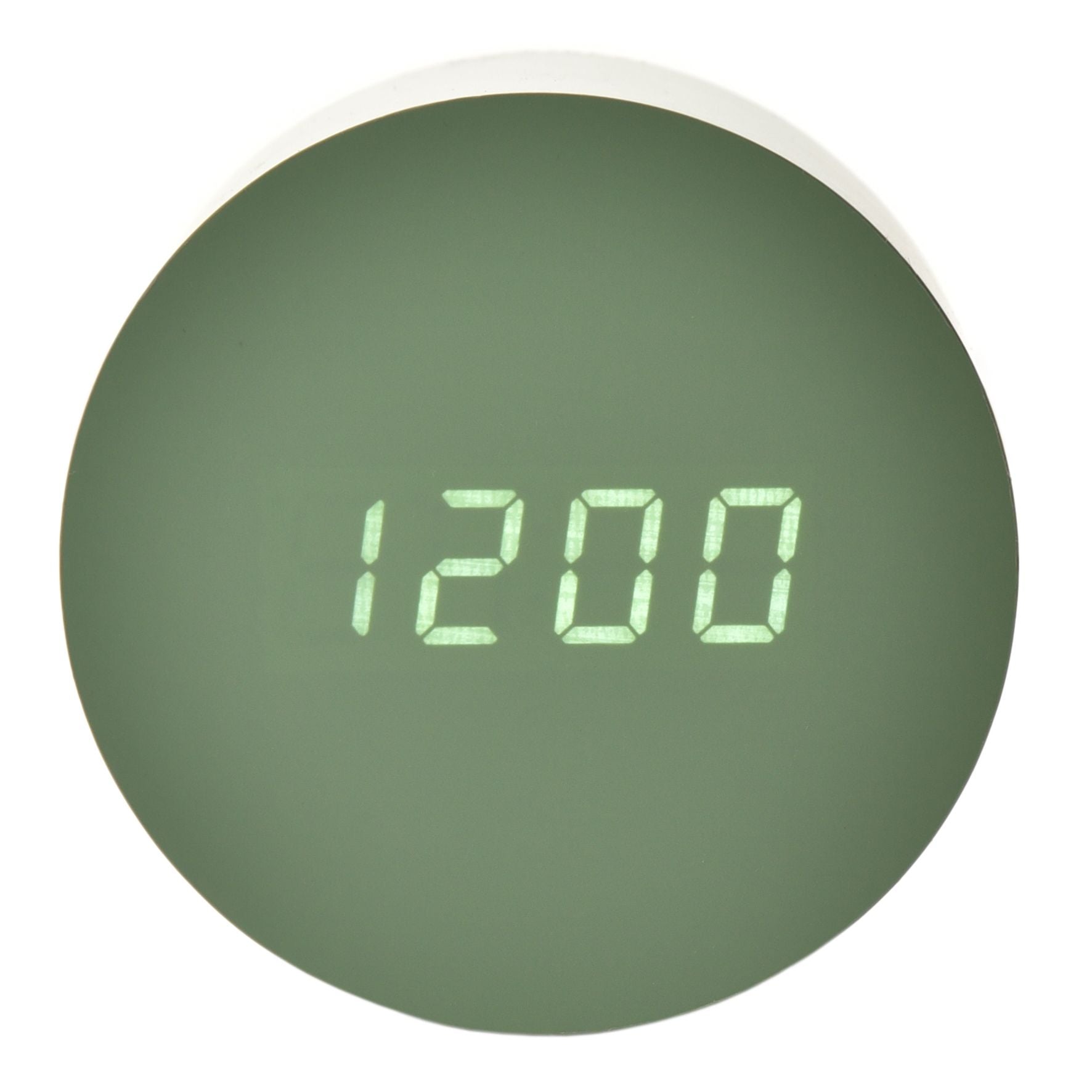 Interval LED Alarm Clock - Green