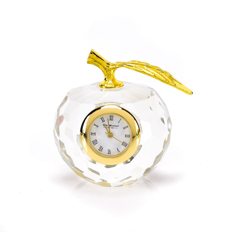 Wm.Widdop Miniature Clock - Apple