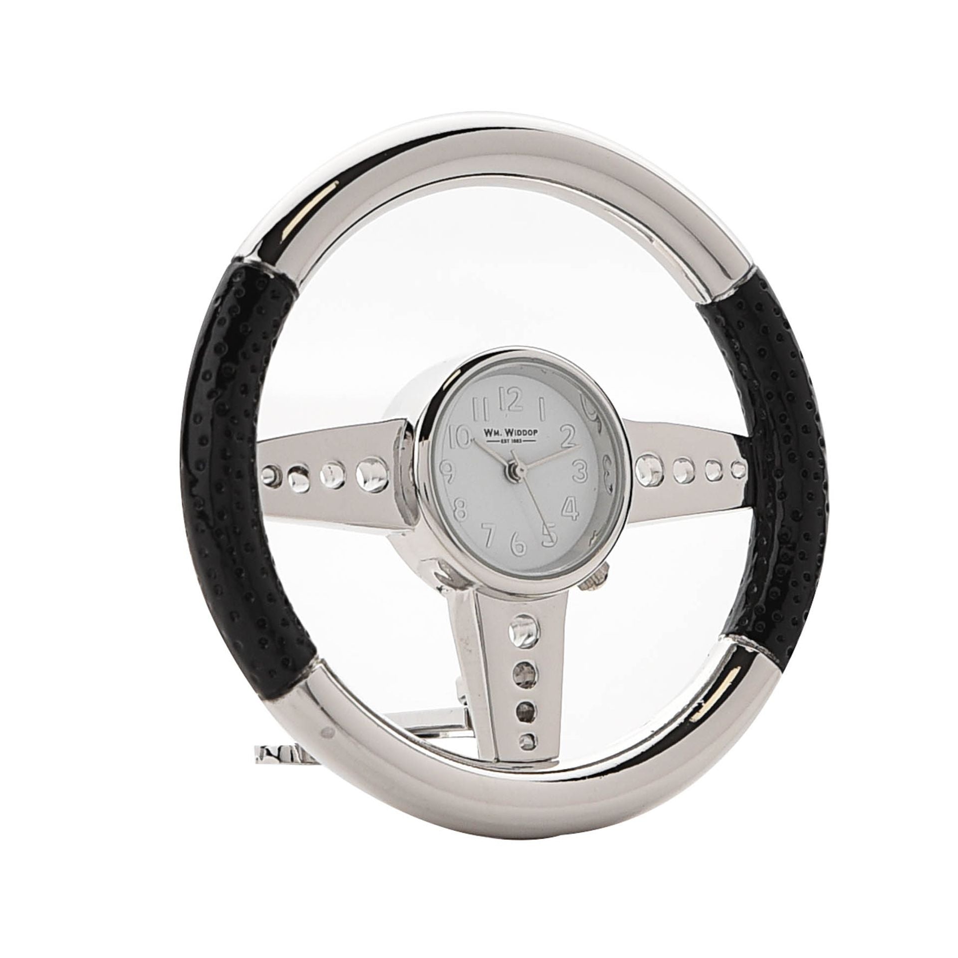 Wm Widdop Miniature Clock - Steering Wheel