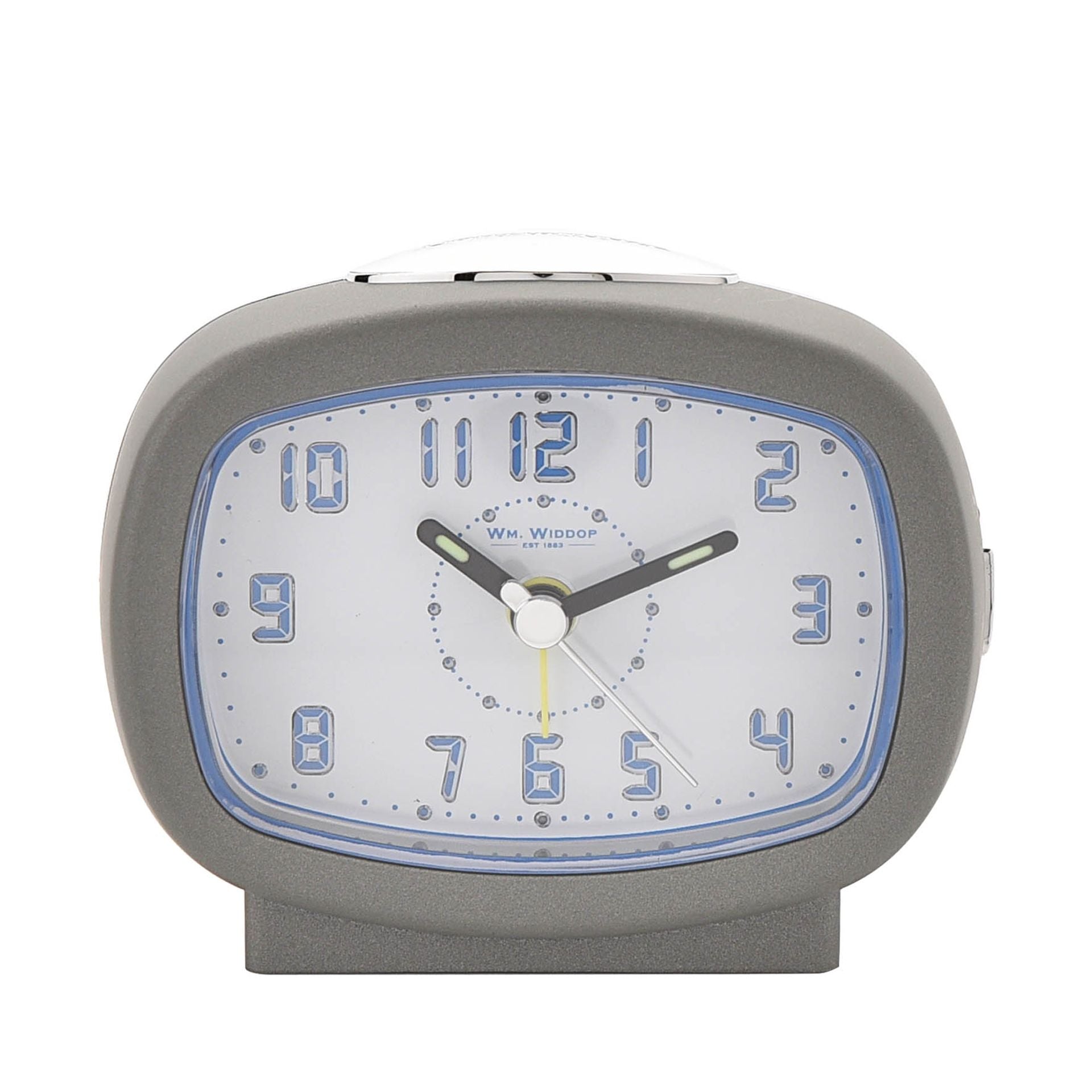 Hometime Qtz Beep Alarm LED Dial/Snooze Silver