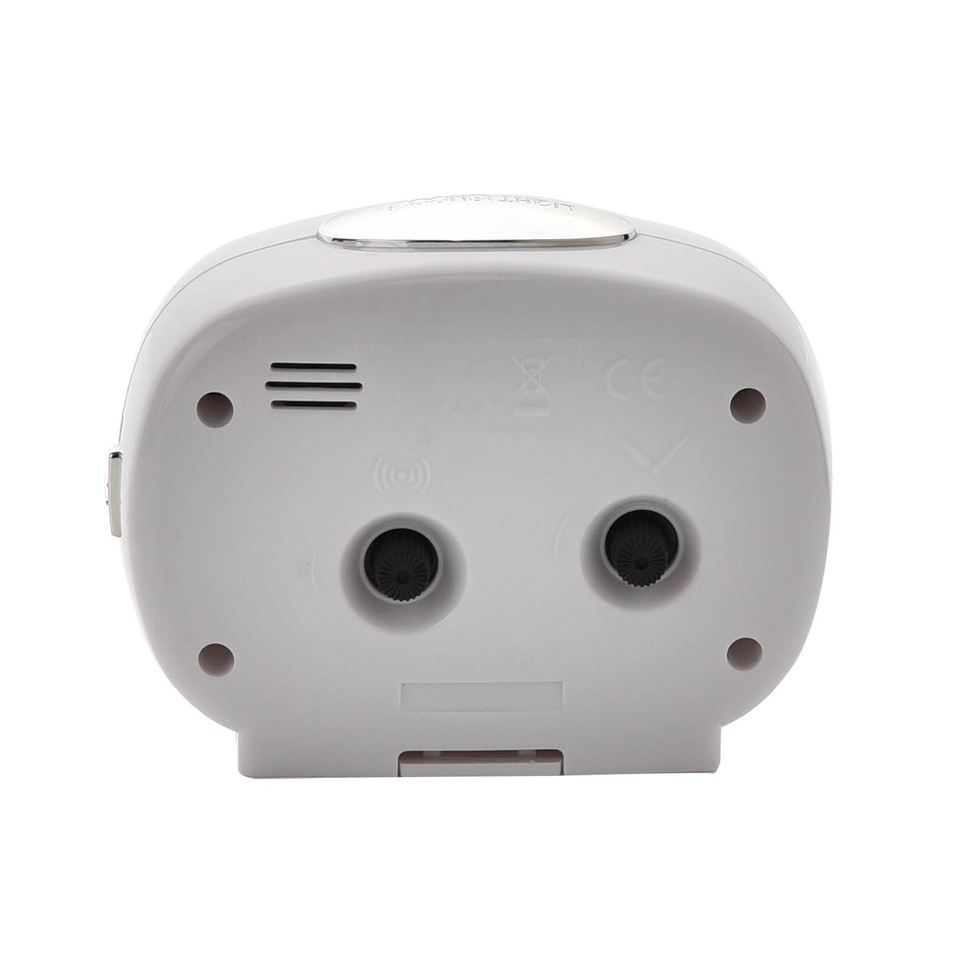 Hometime Qtz Beep Alarm LED Dial/Snooze White