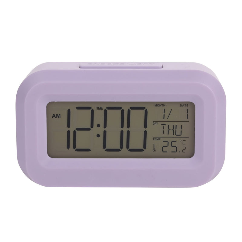 Hometime Brights Travel LED Clock - Purple