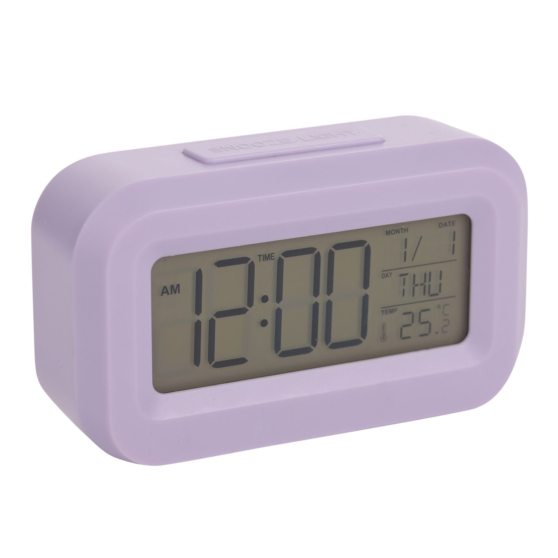 Hometime Brights Travel LED Clock - Purple