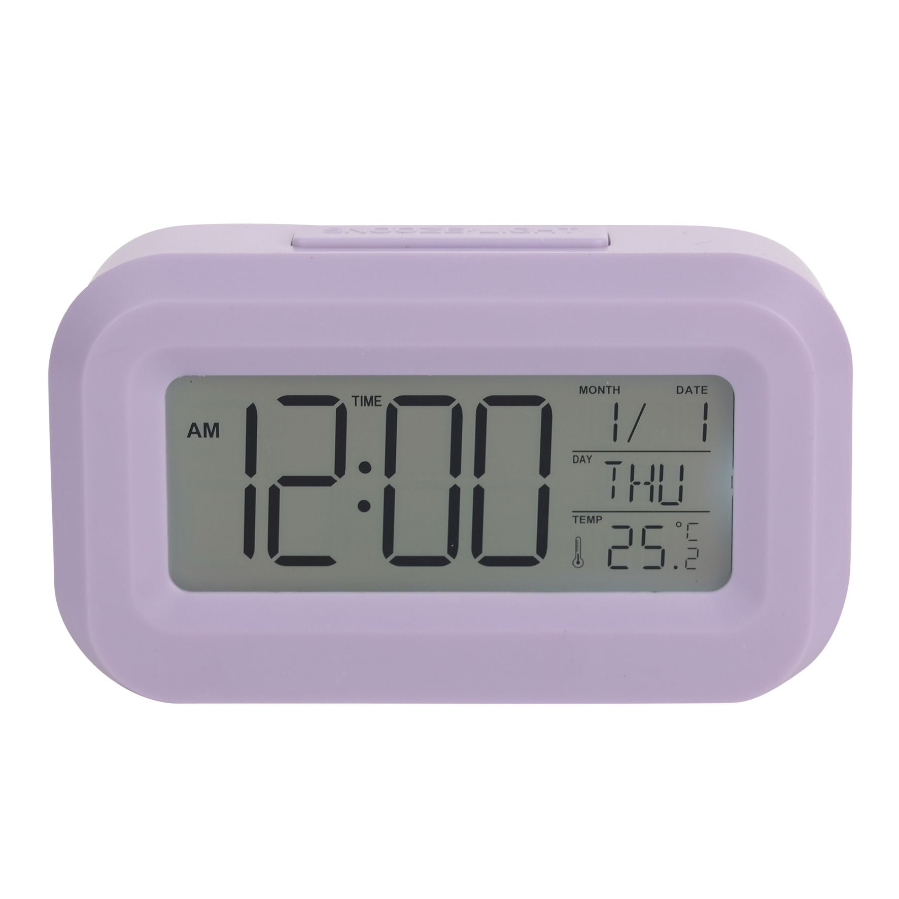 Hometime Brights Travel LED Clock - Purple