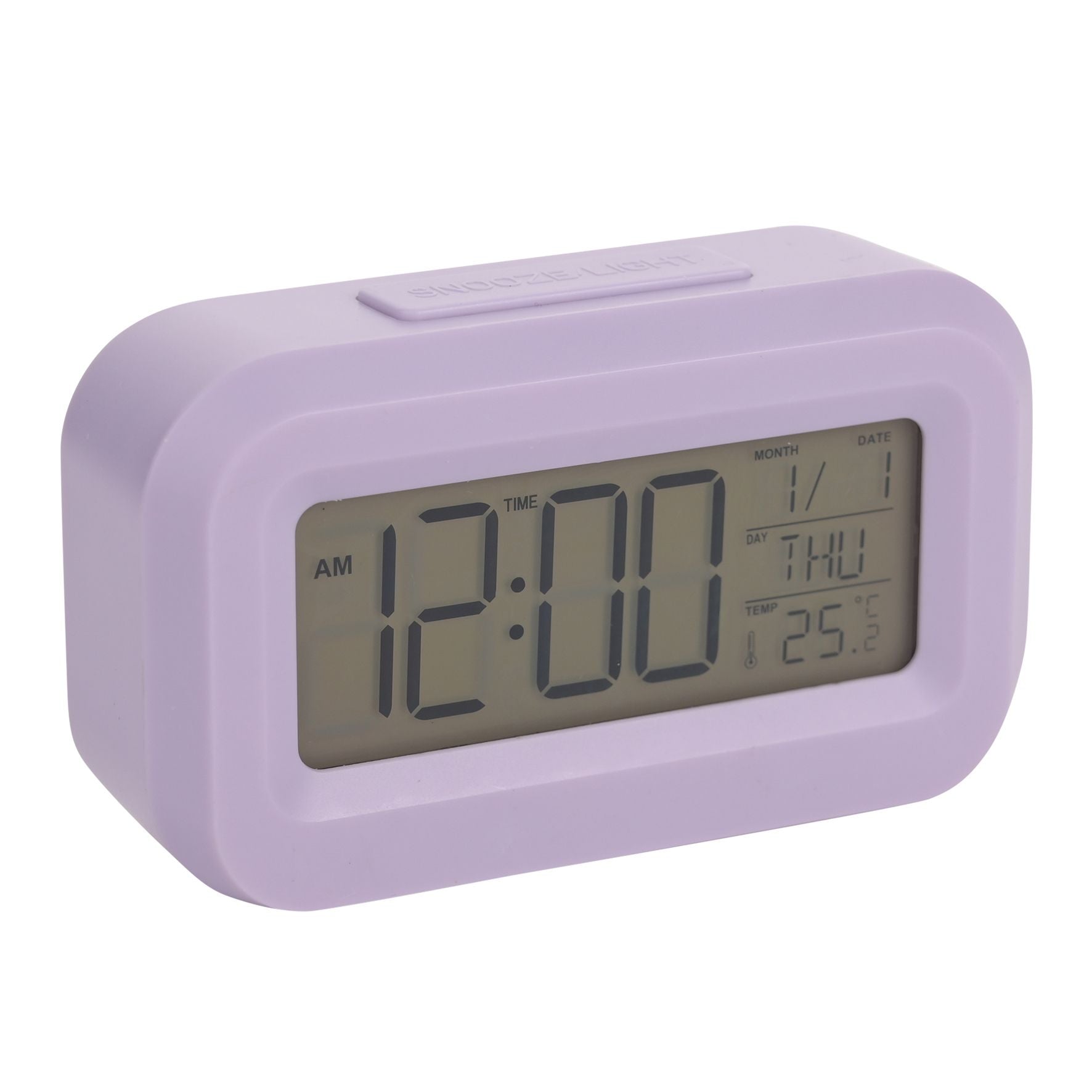 Hometime Brights Travel LED Clock - Purple