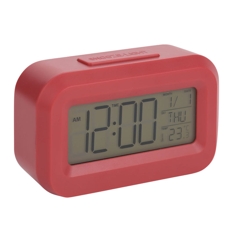 Hometime Brights Travel LED Clock - Red