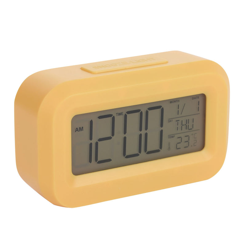 Hometime Brights Travel LED Clock - Yellow