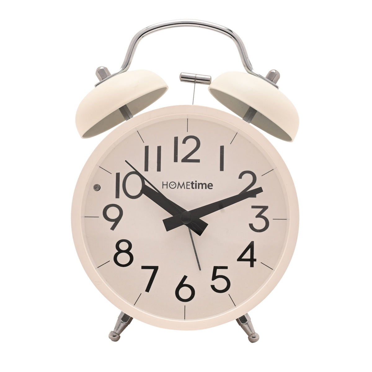 Hometime Table Bell Alarm Clock - White