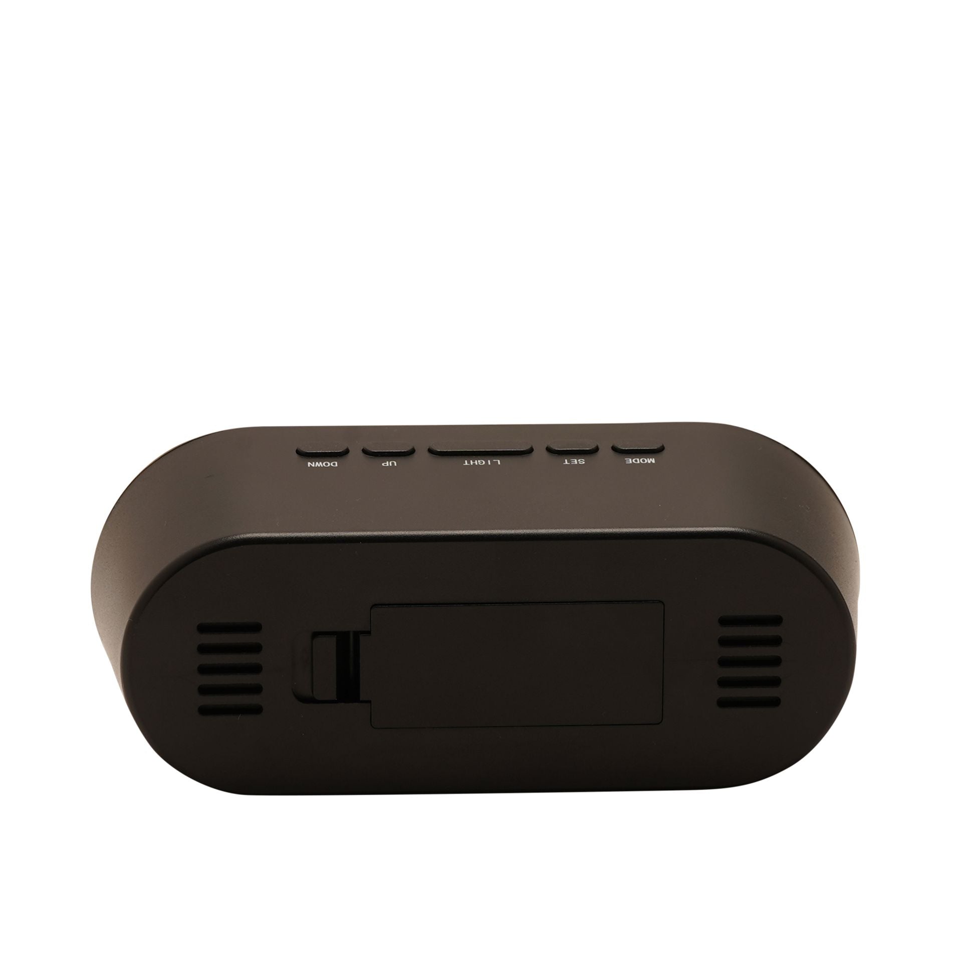Hometime Oval Digital Alarm Clock - Black