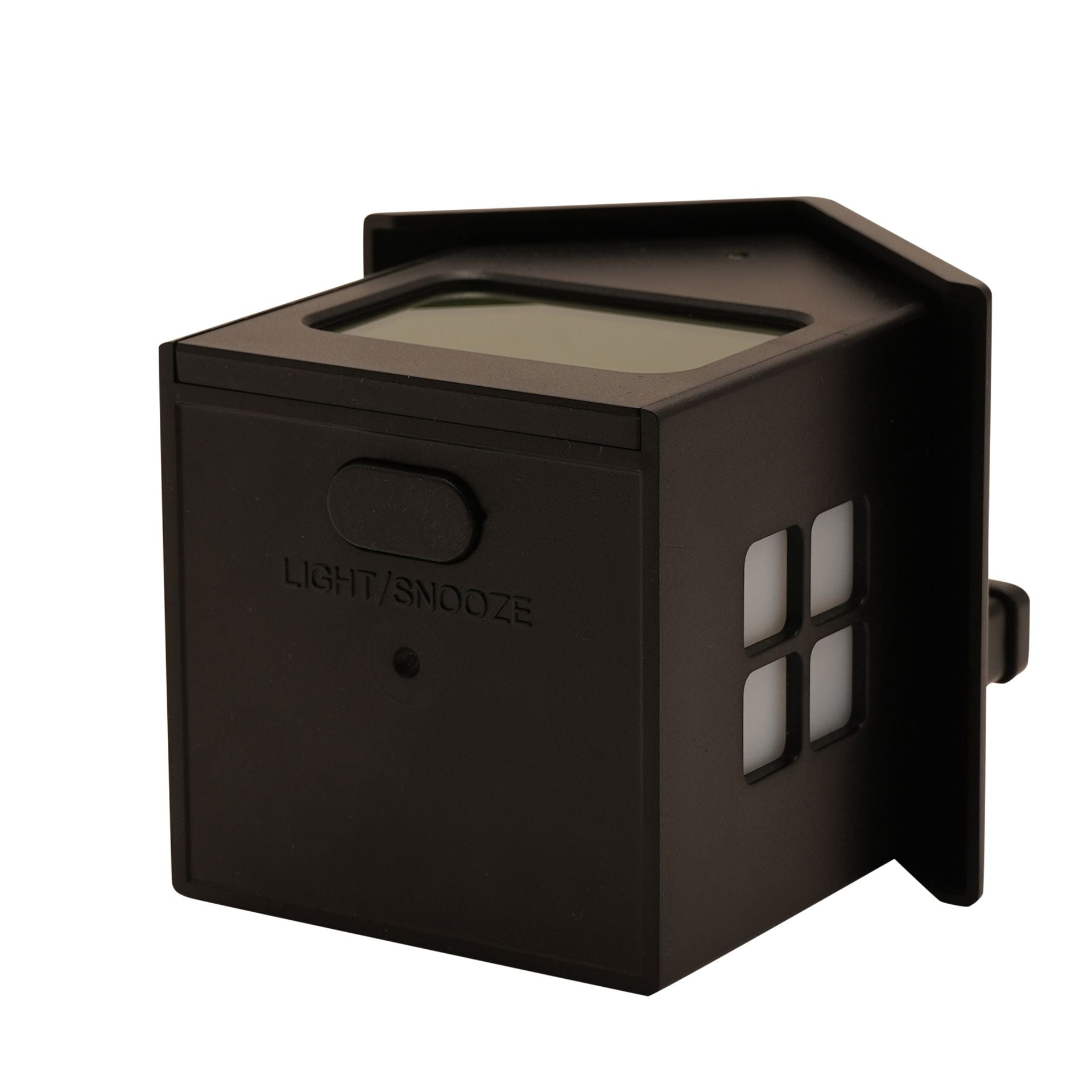 Hometime House Shaped  Alarm Clock - Black