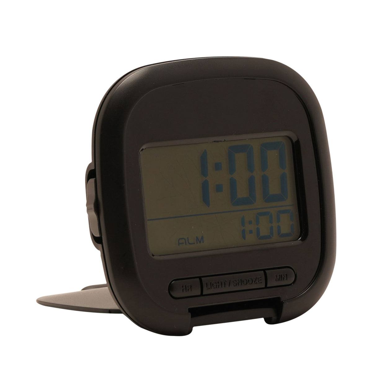 Hometime Digital Travel Alarm Clock - Black
