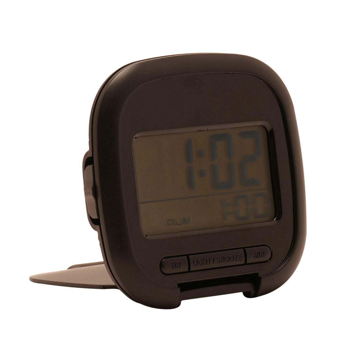 Hometime Digital Travel Alarm Clock - Black