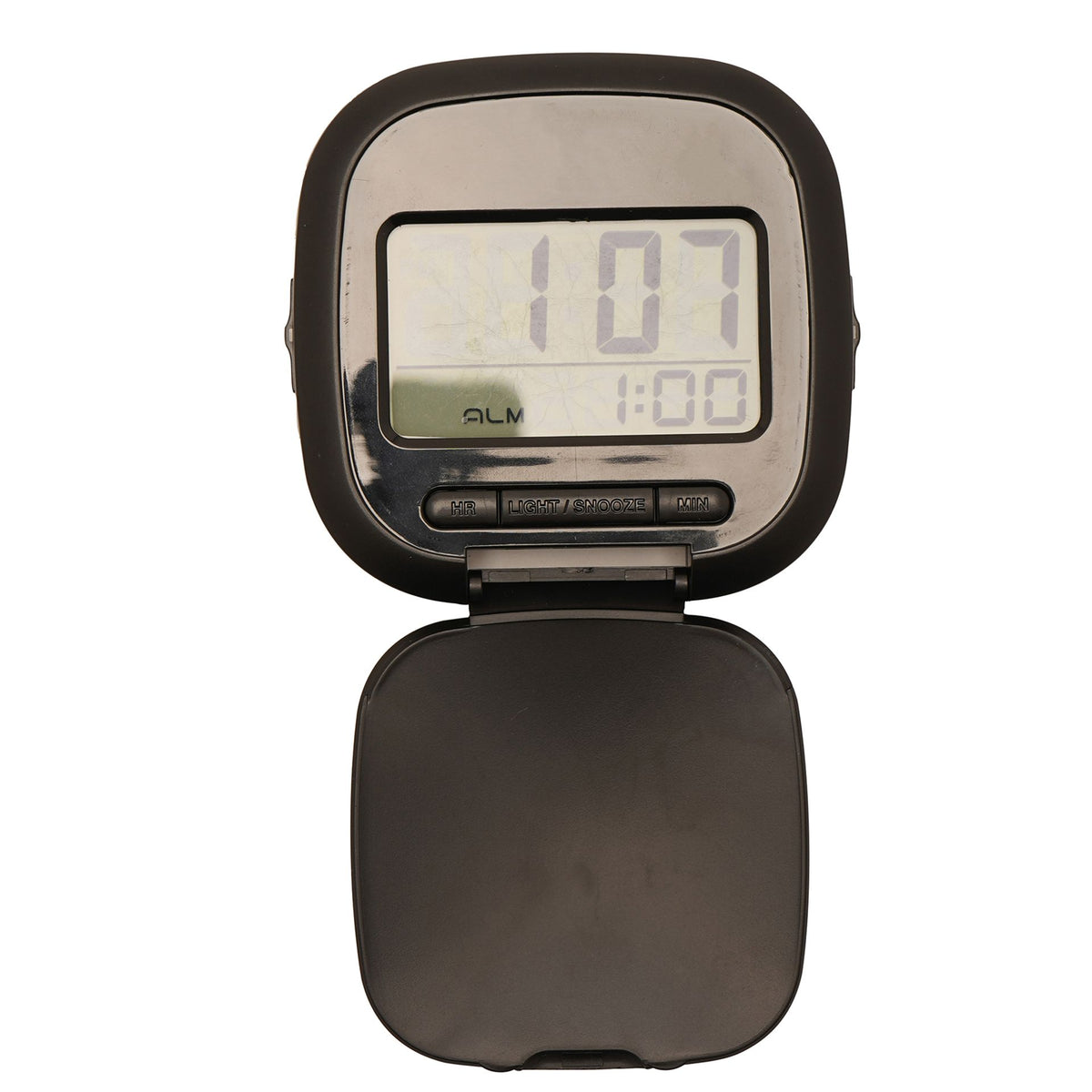 Hometime Digital Travel Alarm Clock - Black