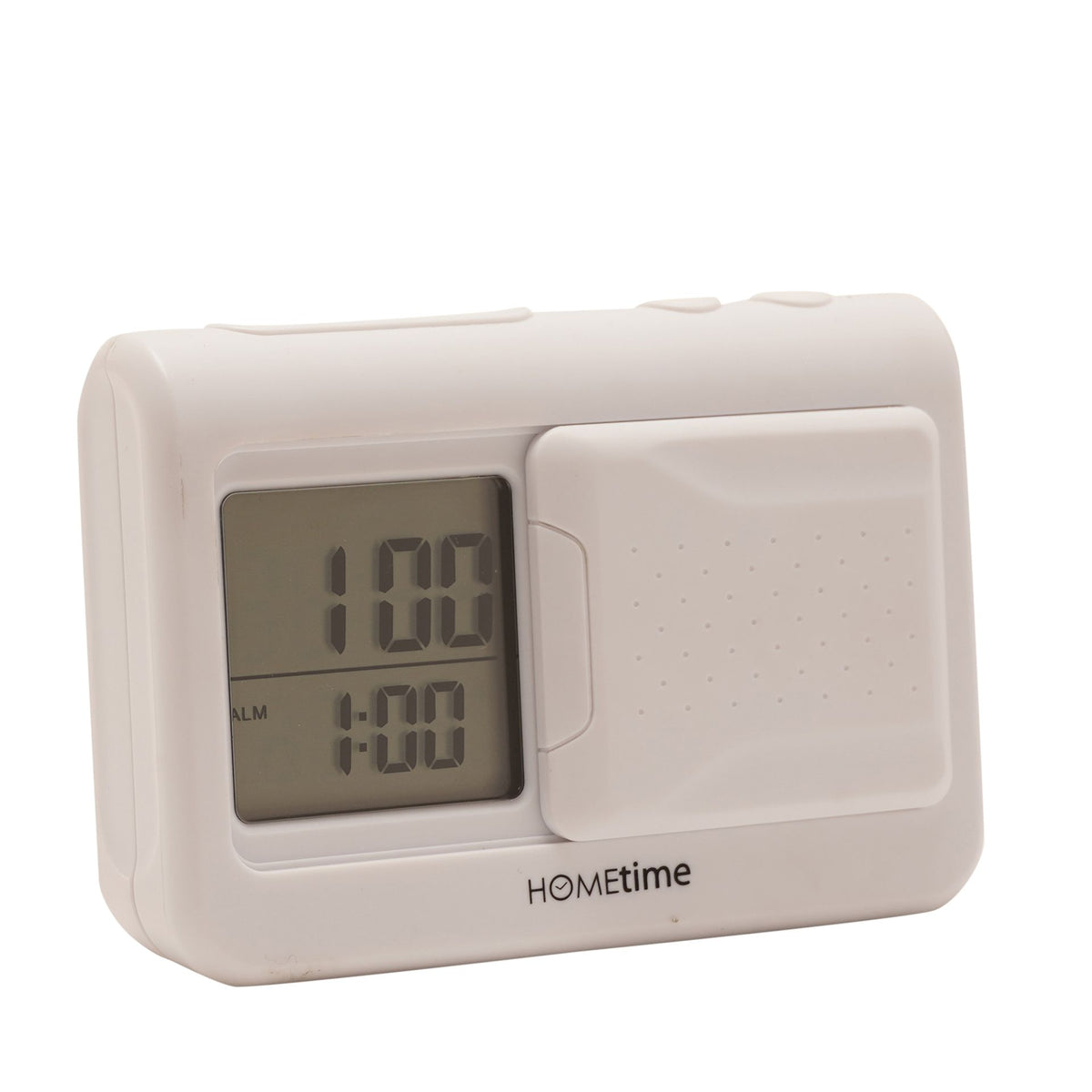 Hometime Digital Vibration Alarm Clock - White