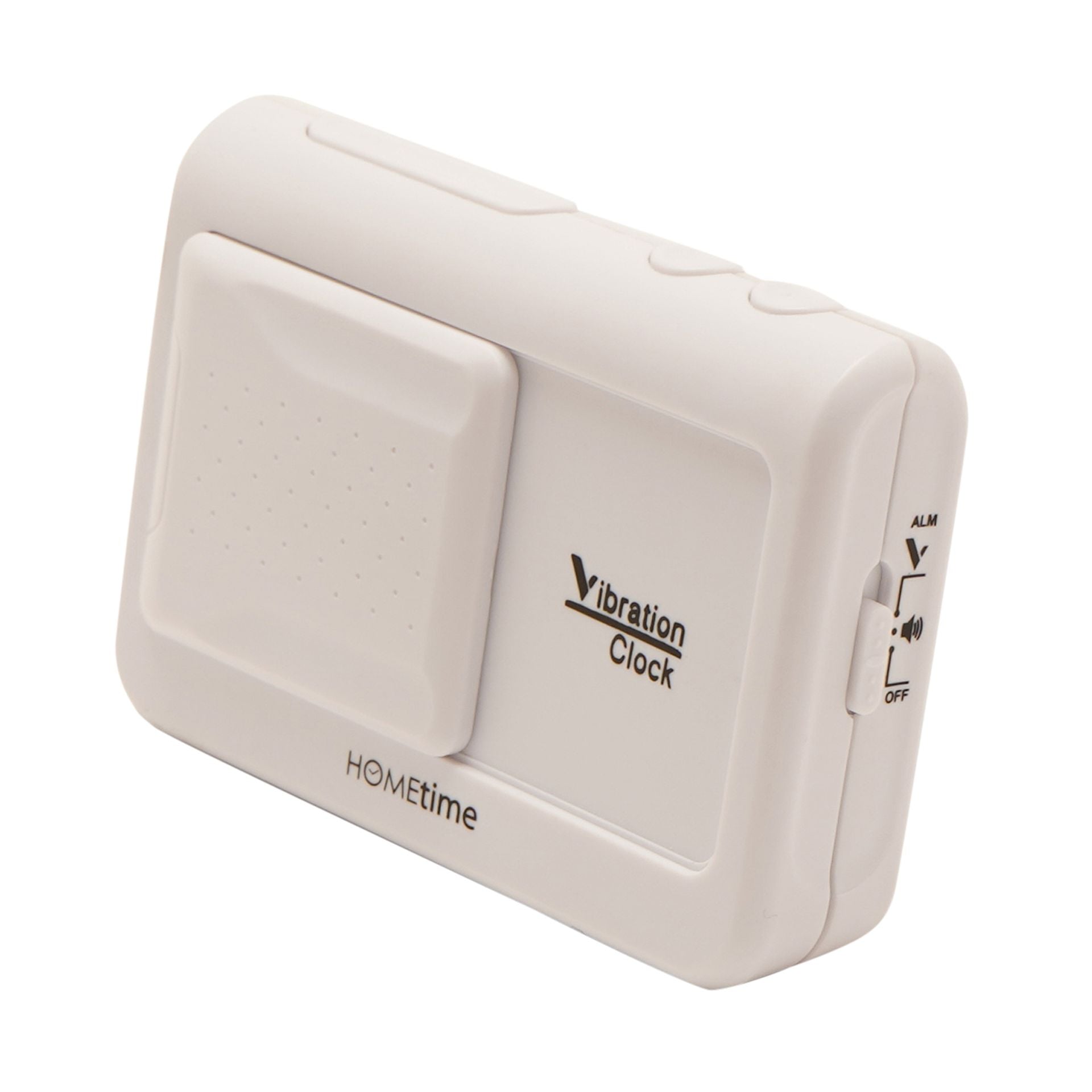 Hometime Digital Vibration Alarm Clock - White