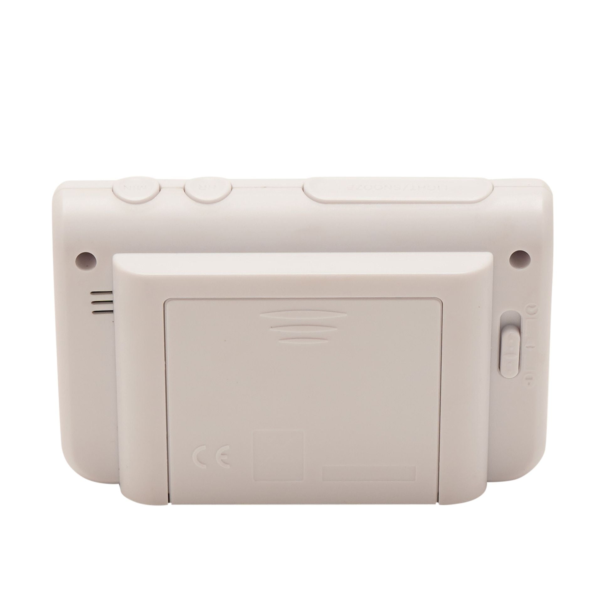 Hometime Digital Vibration Alarm Clock - White