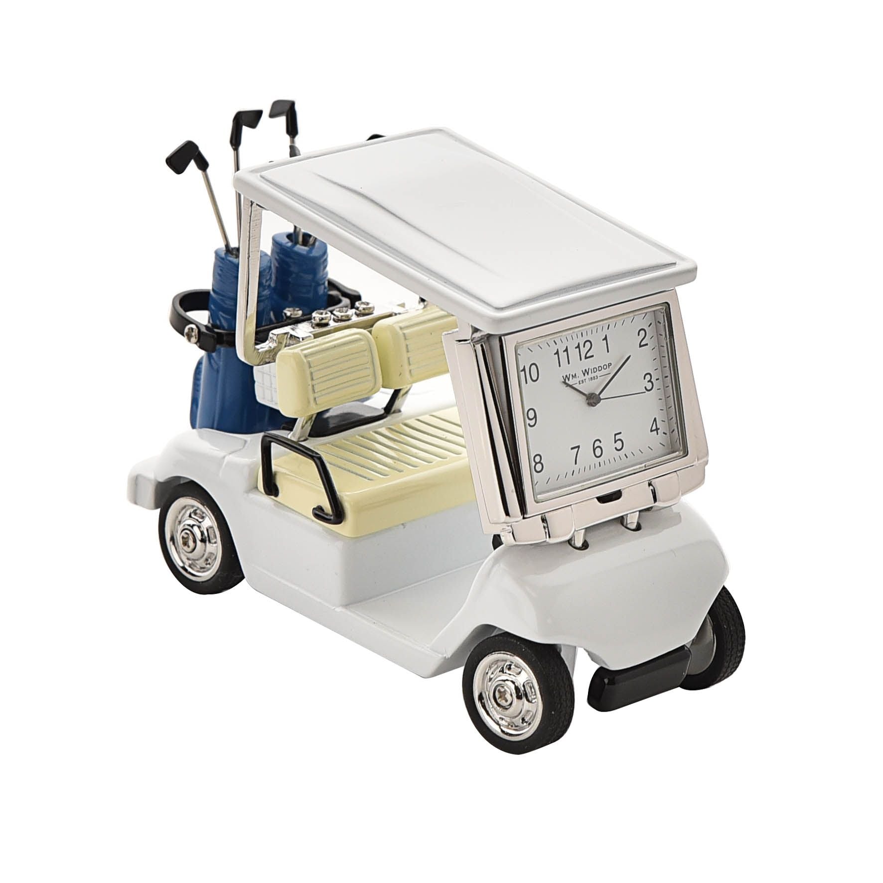 Wm Widdop Miniature Clock - Golf Caddy