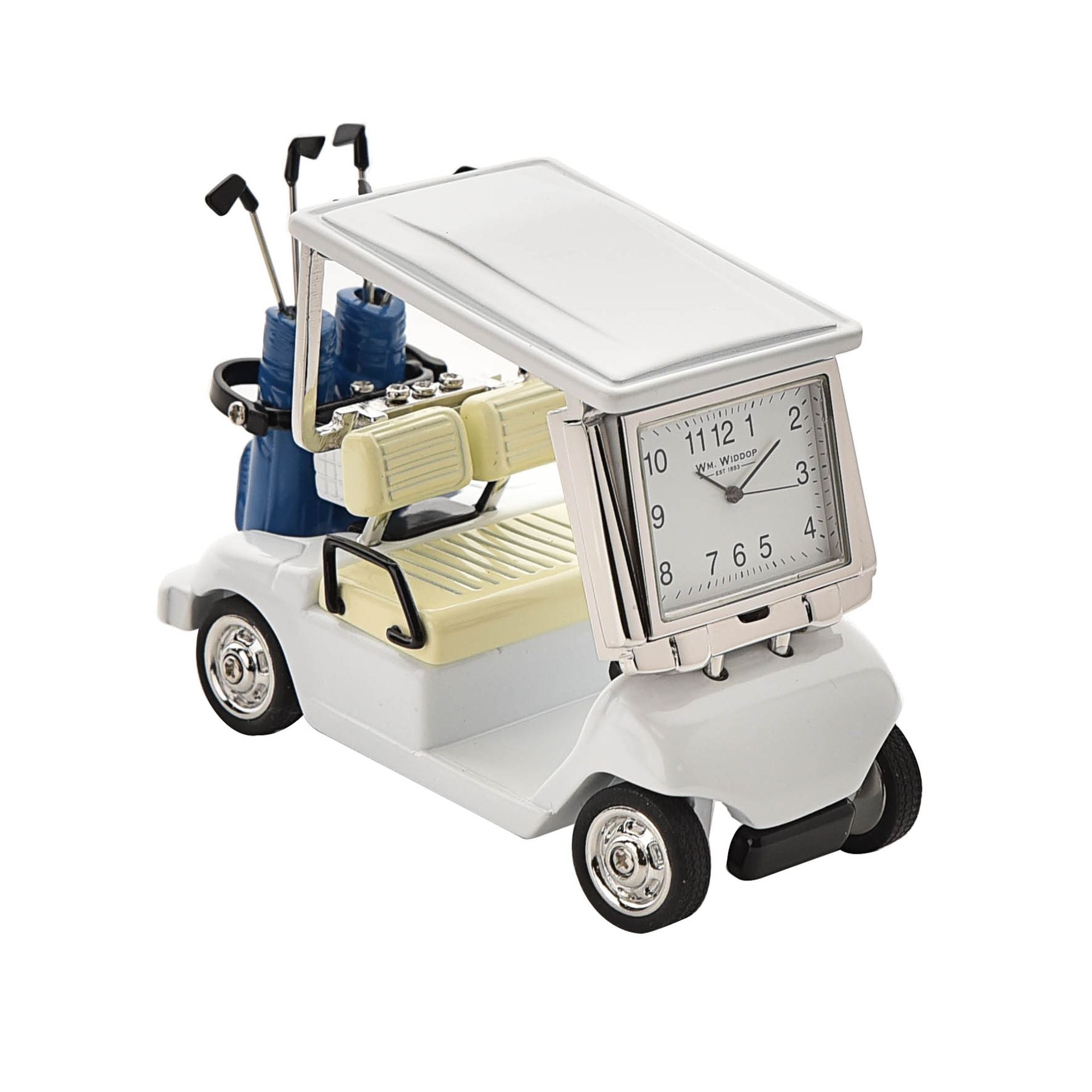 Wm Widdop Miniature Clock - Golf Caddy