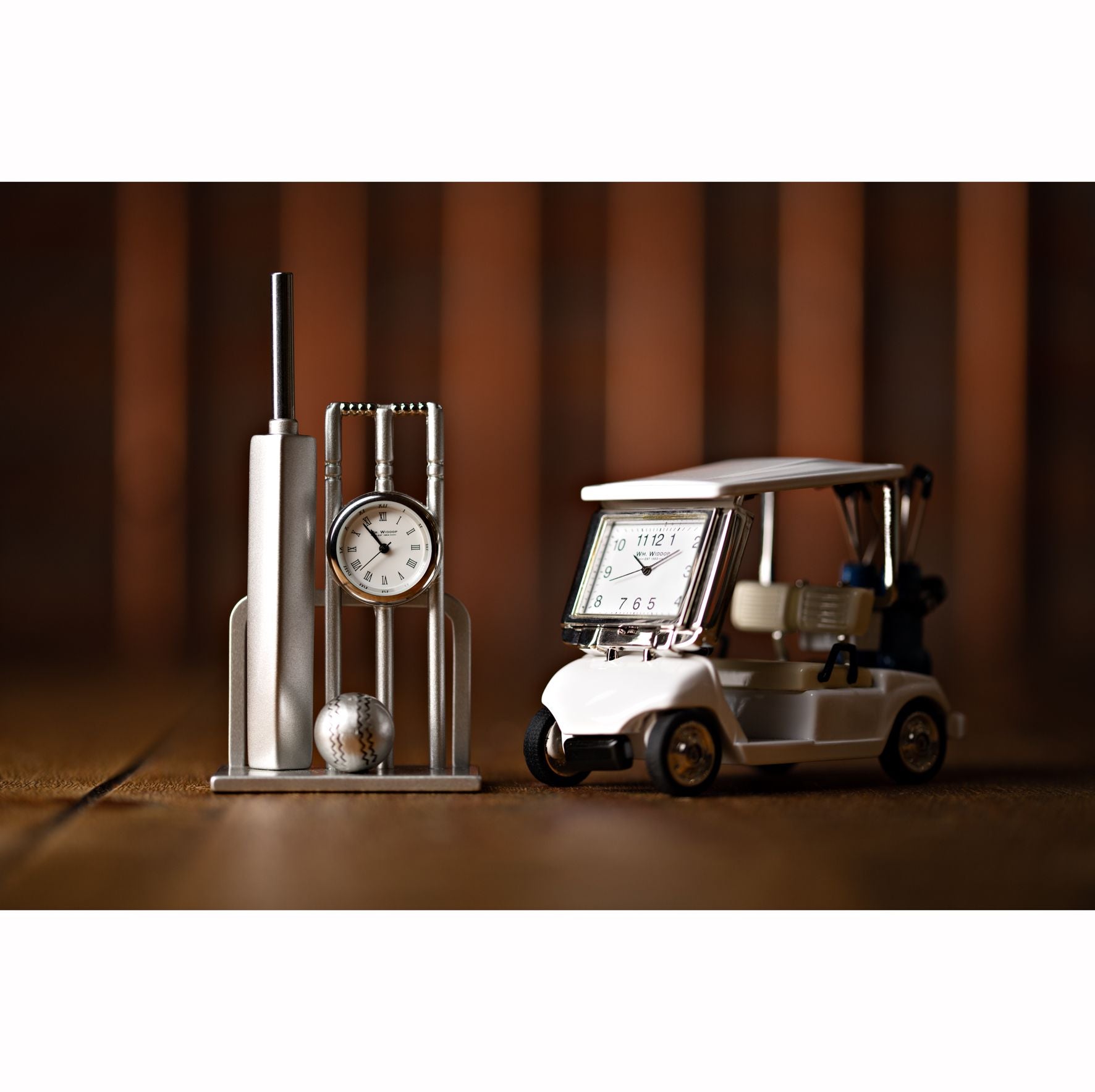Wm Widdop Miniature Clock - Golf Caddy