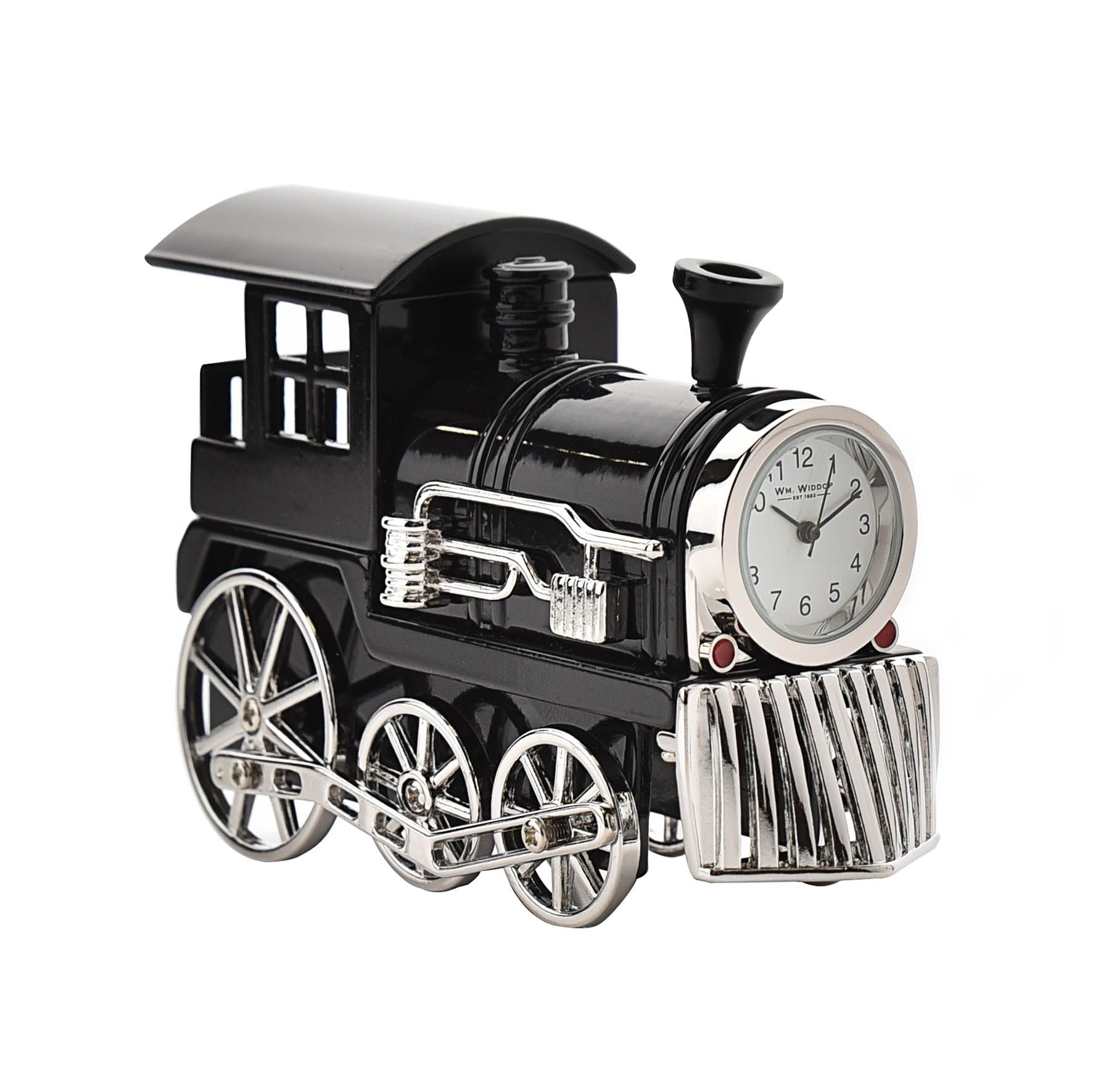 Wm Widdop Miniature Clock - Train