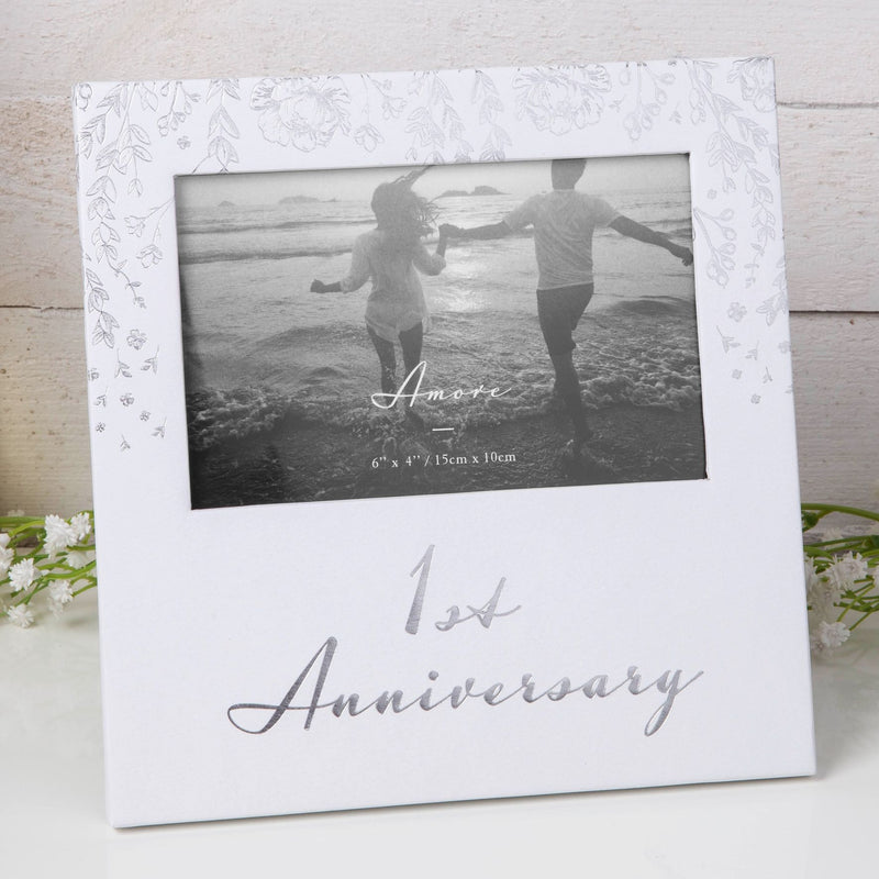 Amore Paperwrap Photo Frame 1st Anniversary 6" x 4"