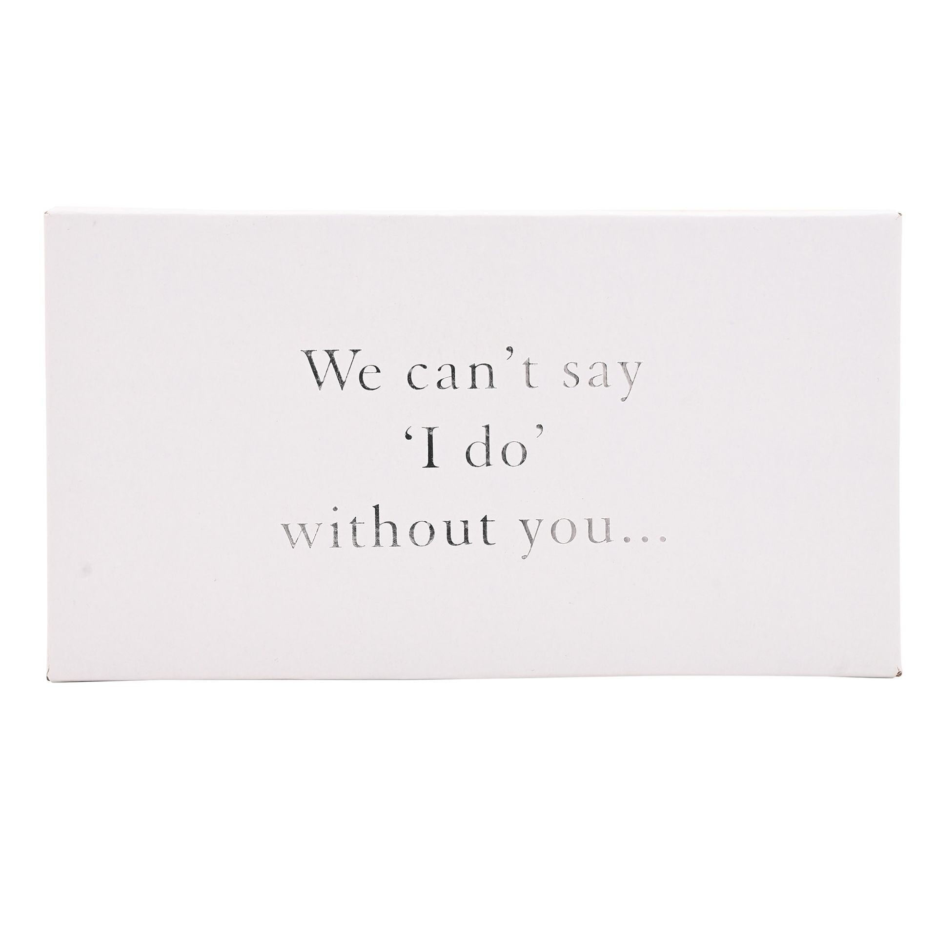 Amore Bow Tie Plaque "Will You Be Page Boy?"