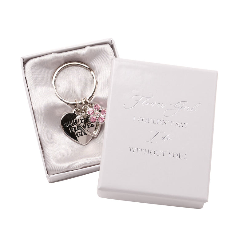 Amore Charm Keyring Flower Girl