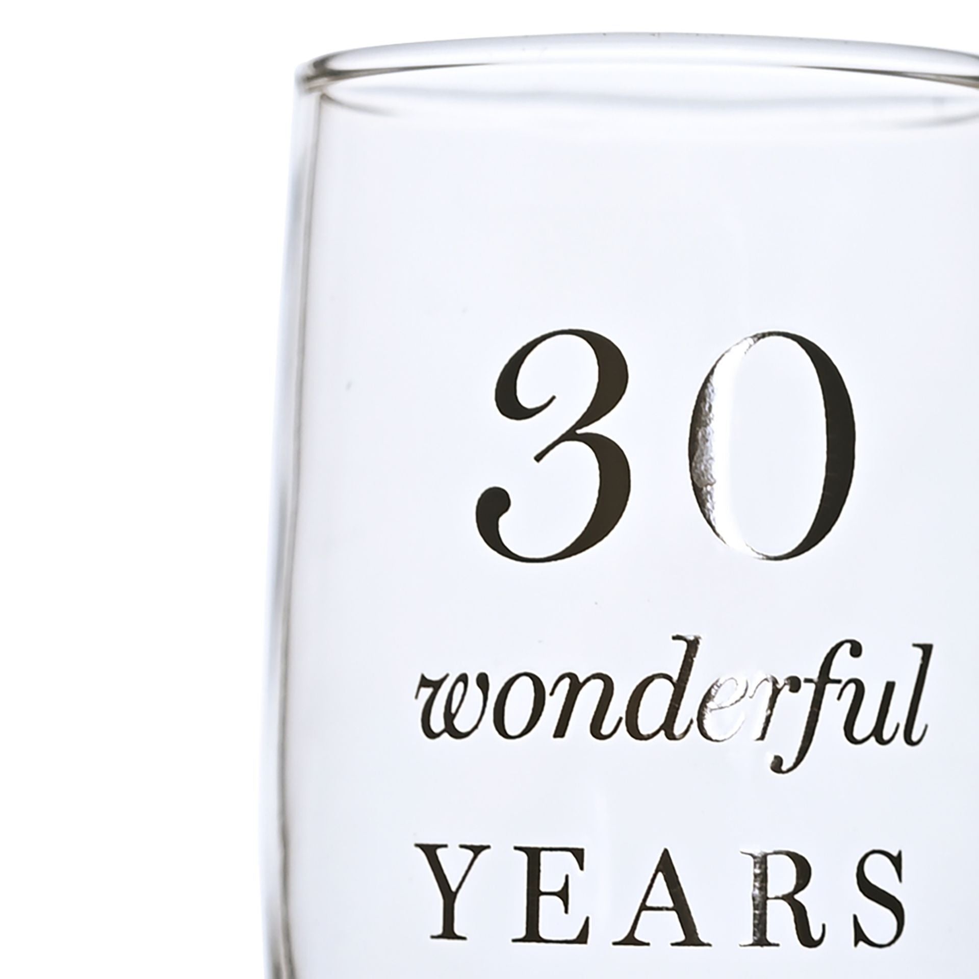 Amore Champagne Flutes Set of 2 - 30th Anniversary