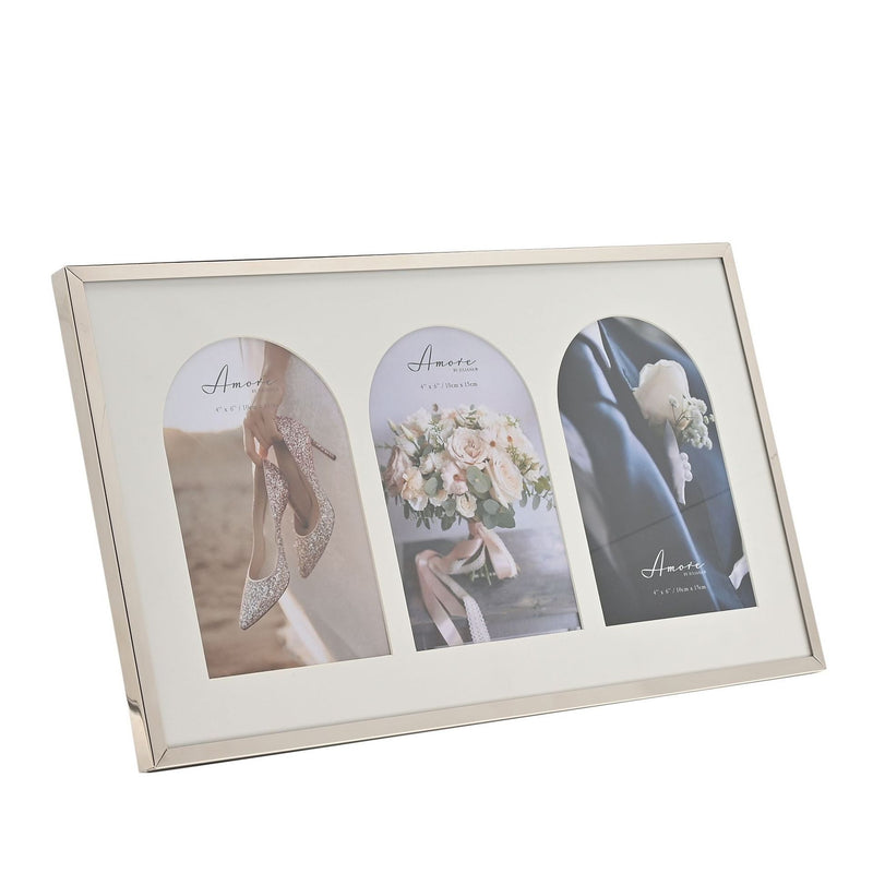 Amore Triple Photo Frame With Arch Mounts