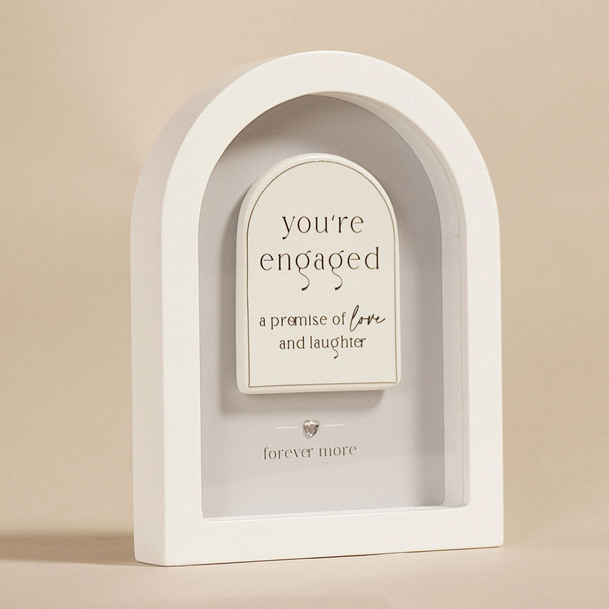 Amore Arch Plaque 18cm - Engaged
