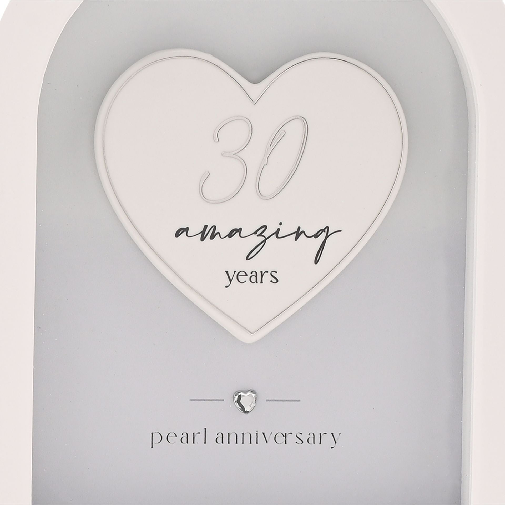 Amore Arch Plaque 18cm - 30 Years