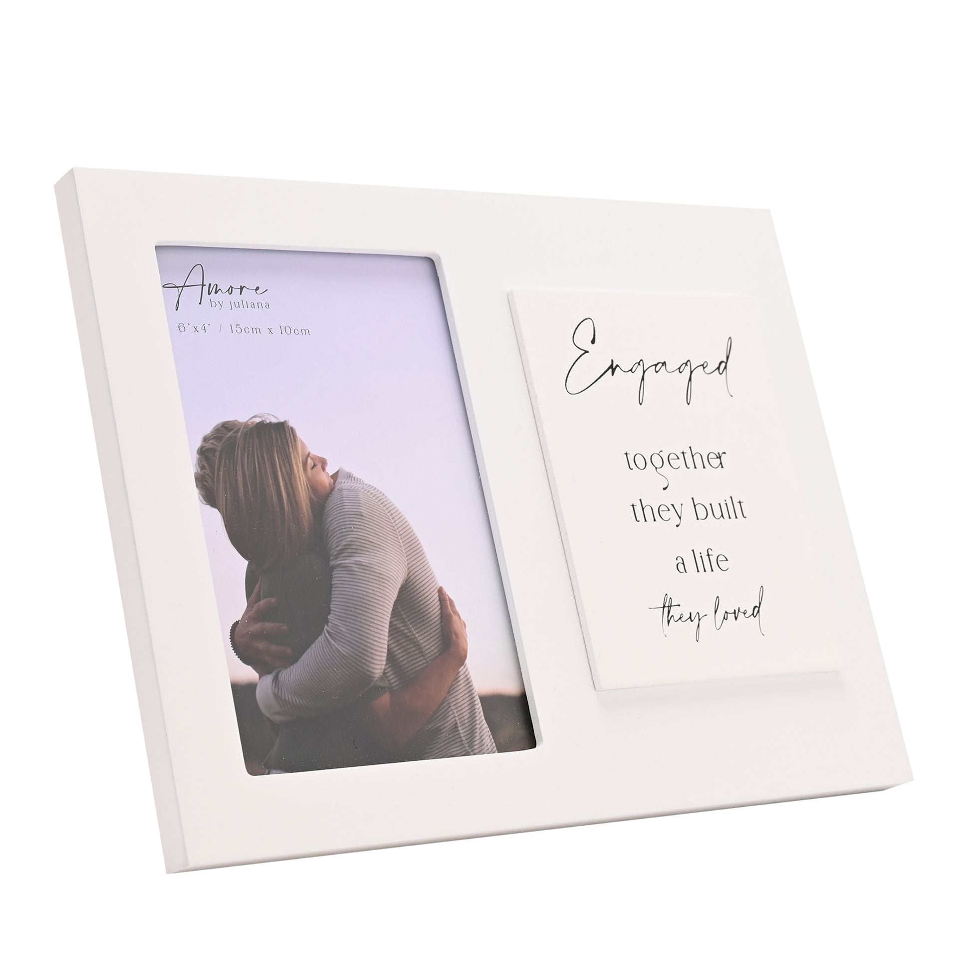 Amore Photo Frame with Verse - Engaged