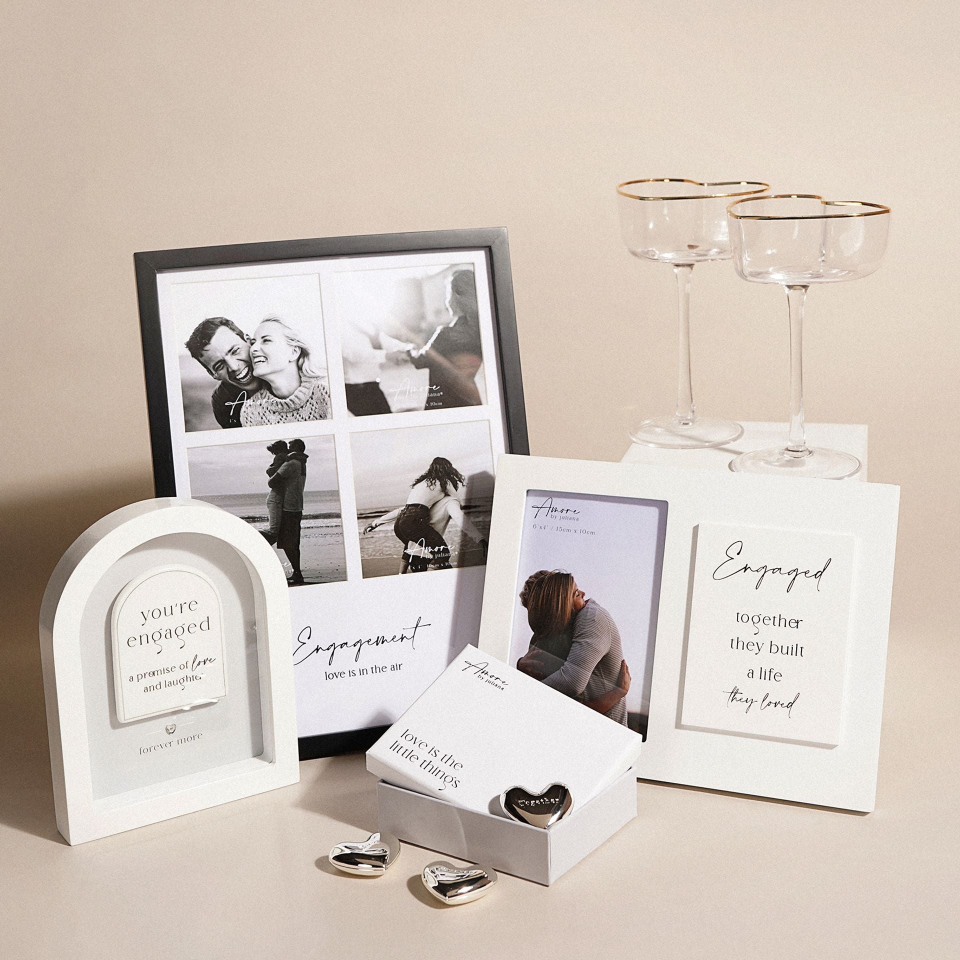 Amore Photo Frame with Verse - Engaged