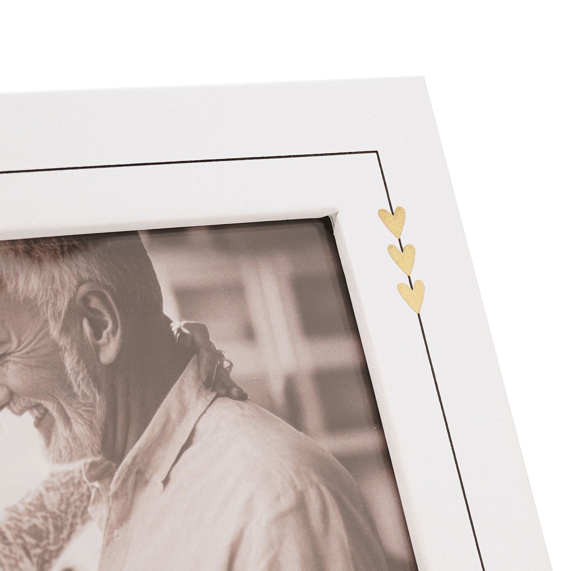 Amore Photo Frame 'Golden Anniversary' - 6" x 4"