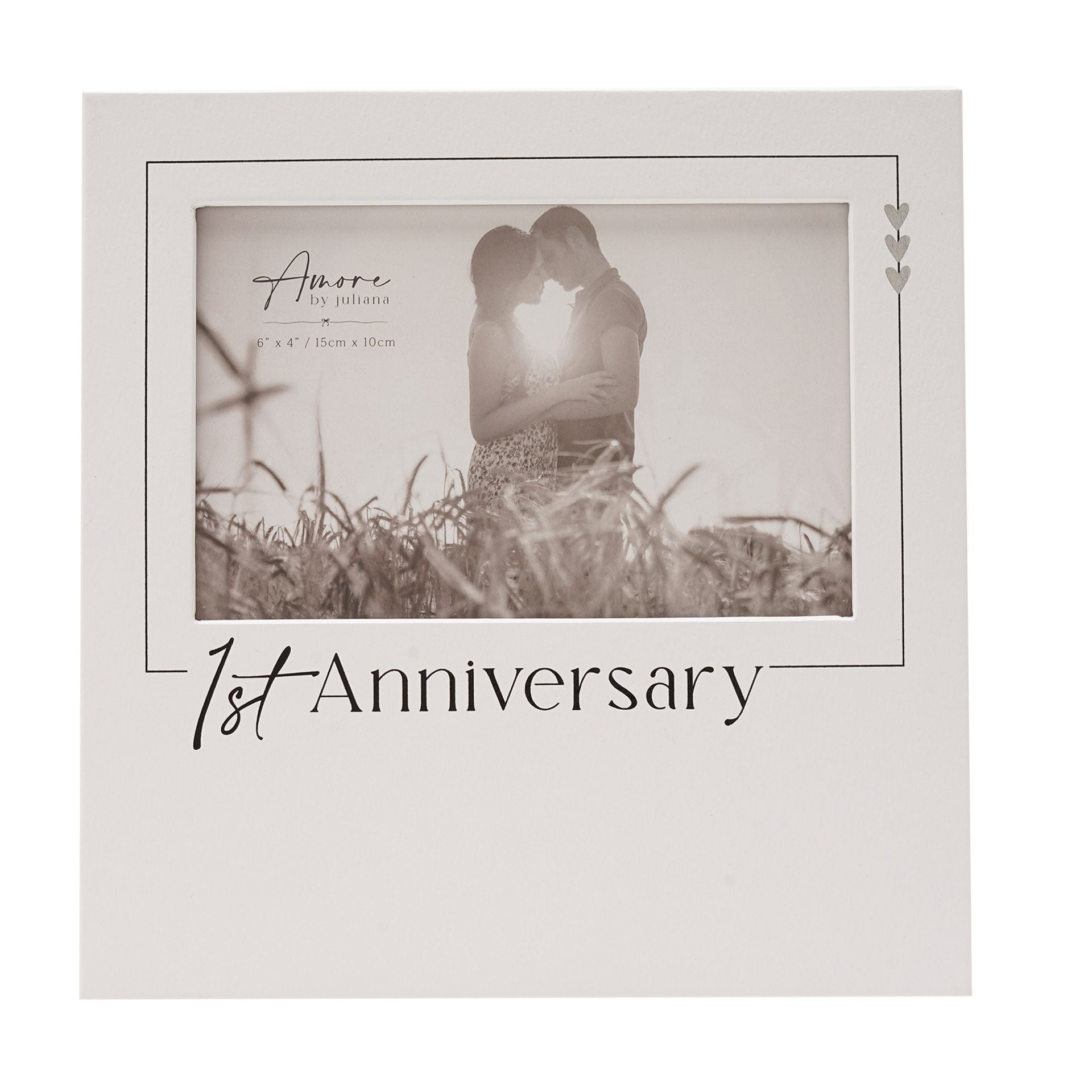 Amore Photo Frame '1st Anniversary' - 6" x 4"