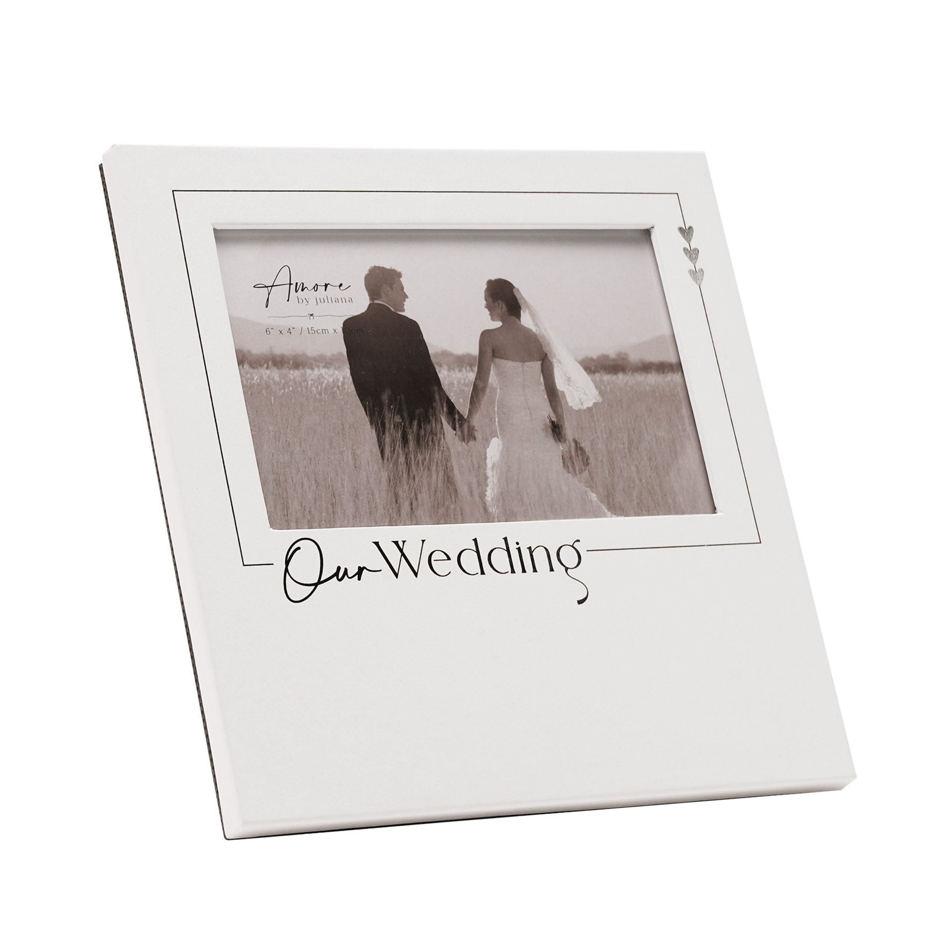 Amore Photo Frame 'Our Wedding' - 6" x 4"