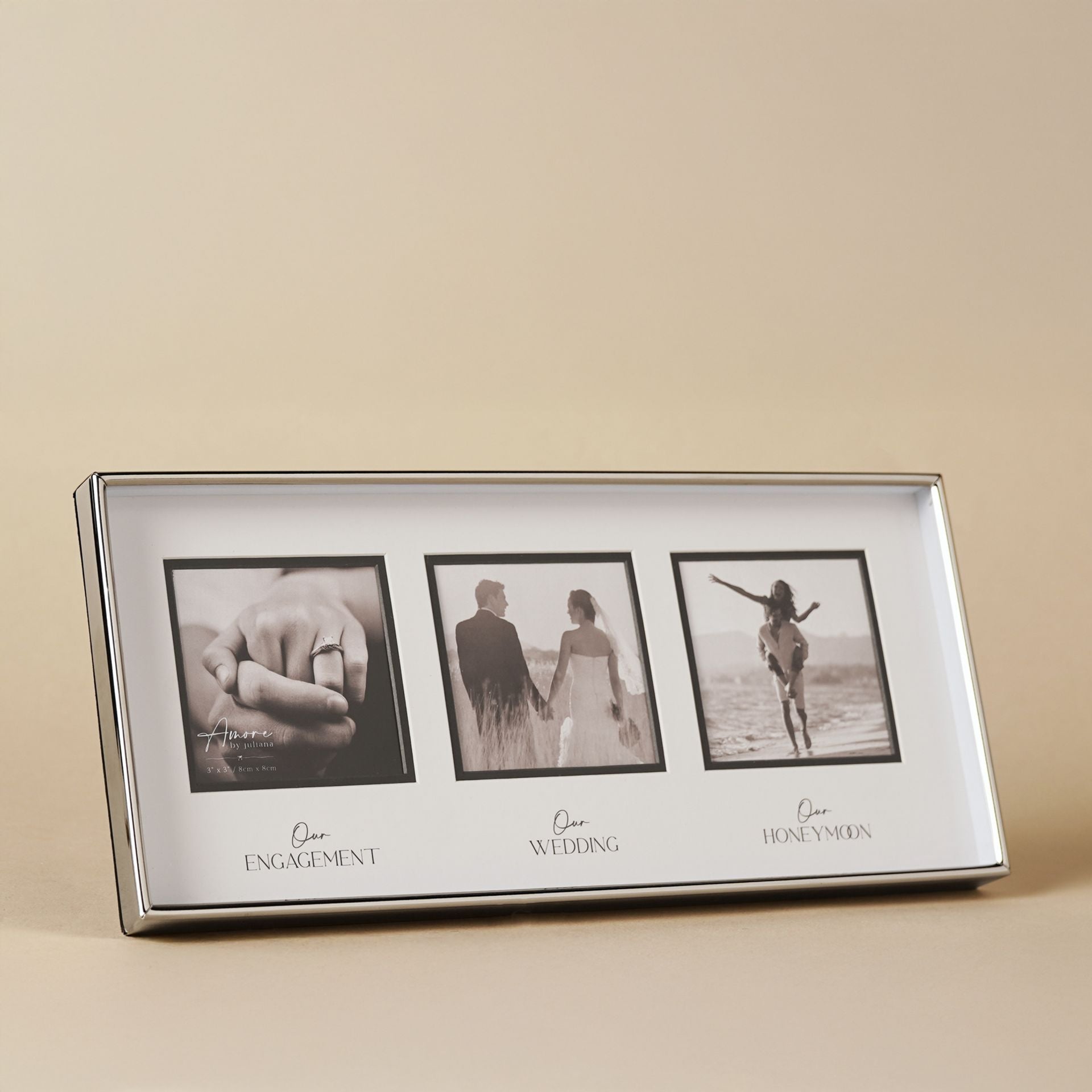 Amore Triple Frame - Engagement, Wedding, Honeymoon